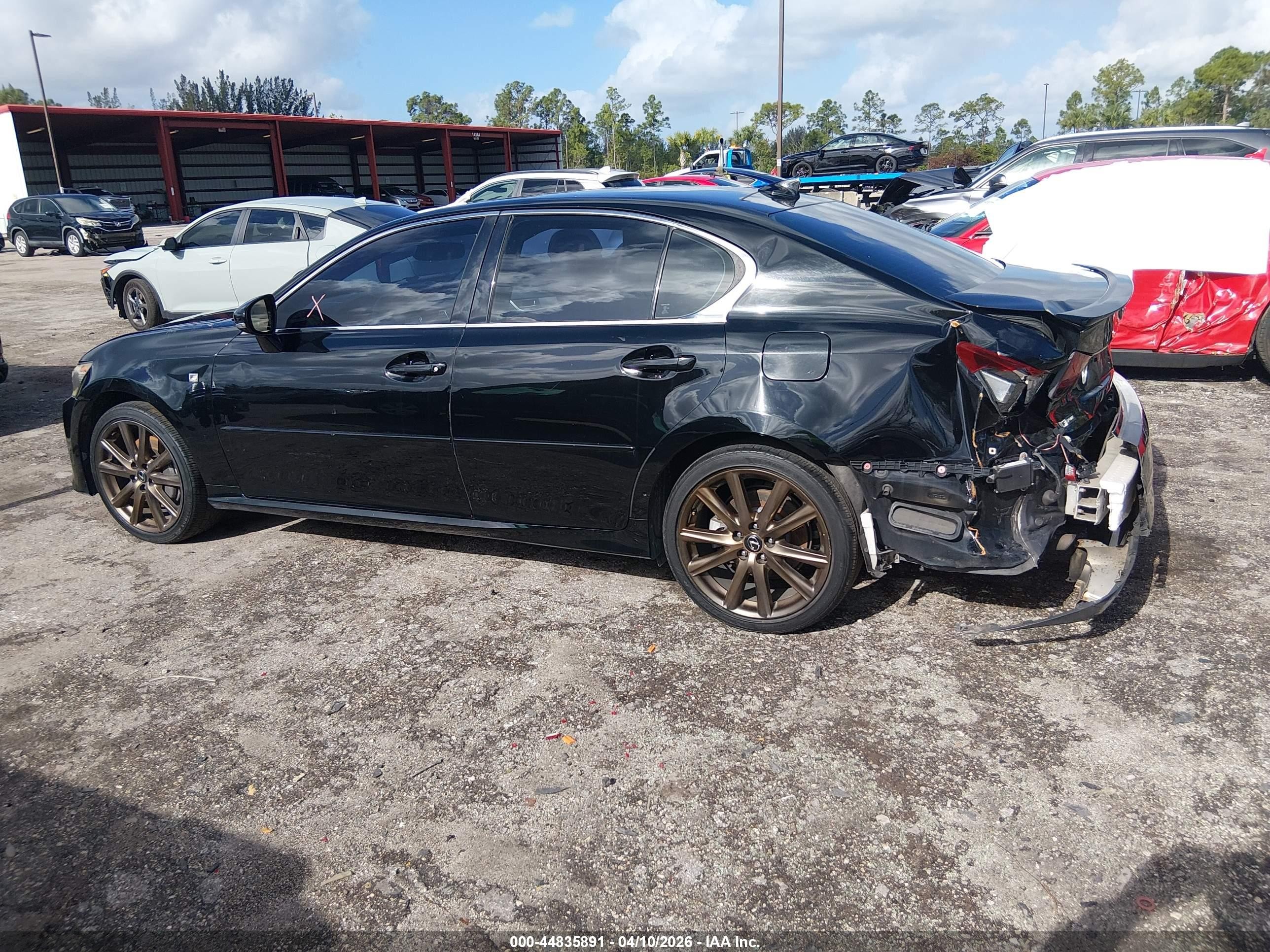 2015 Lexus Gs 350   Black vin: JTHCE1BL9FA008675