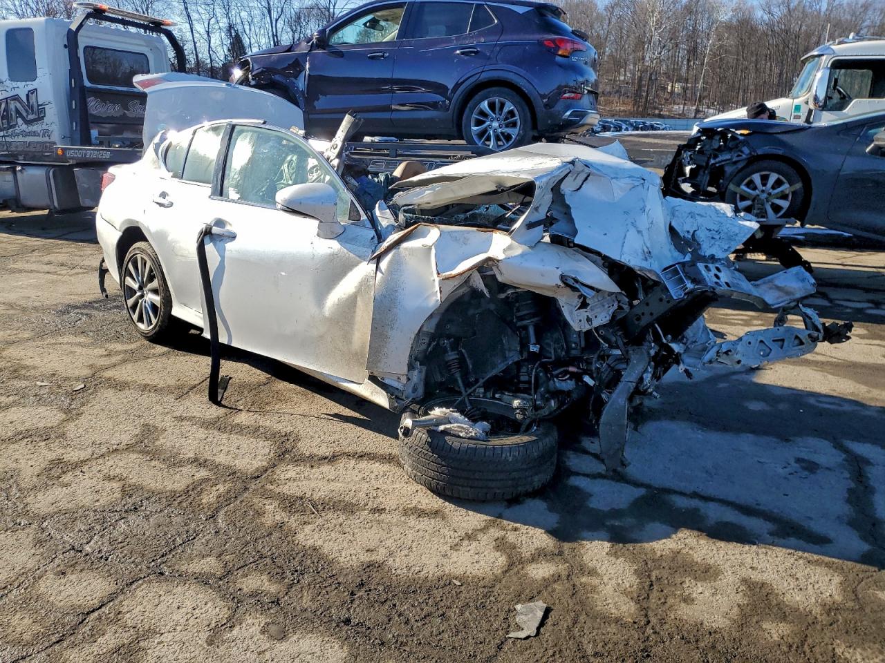 2015 Lexus Gs 350 White vin: JTHCE1BL9FA009048