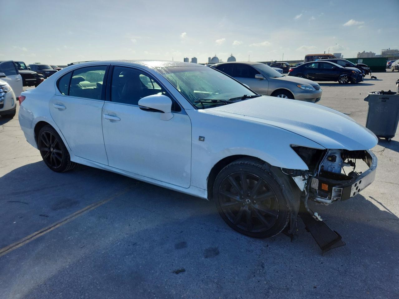 2015 Lexus Gs 350 White vin: JTHCE1BL9FA009504