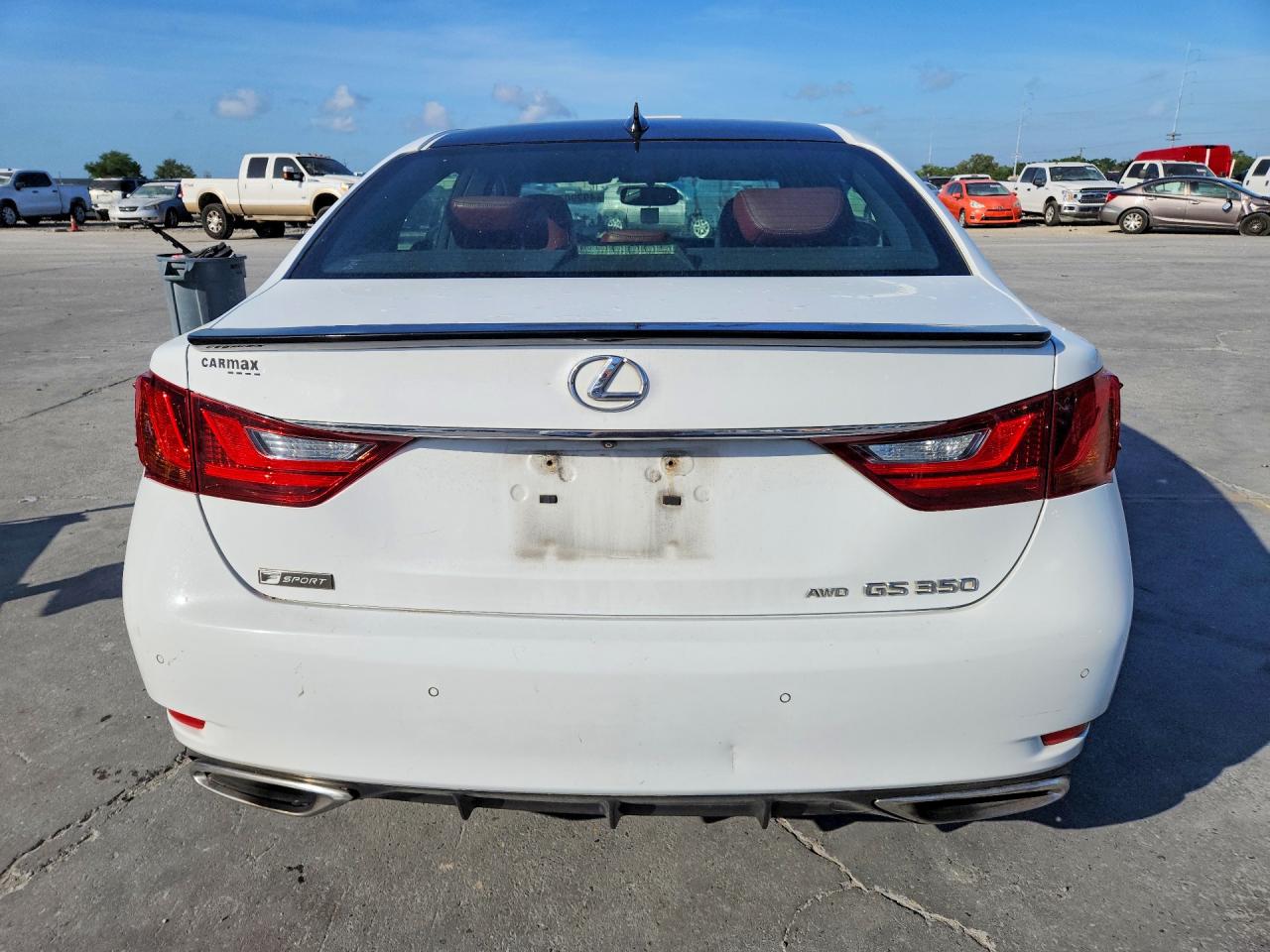 2015 Lexus Gs 350 White vin: JTHCE1BL9FA009504