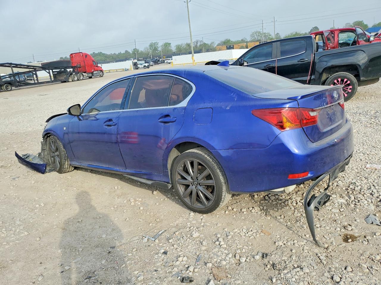 2015 Lexus Gs 350 Base Blue vin: JTHCE1BL9FA010068