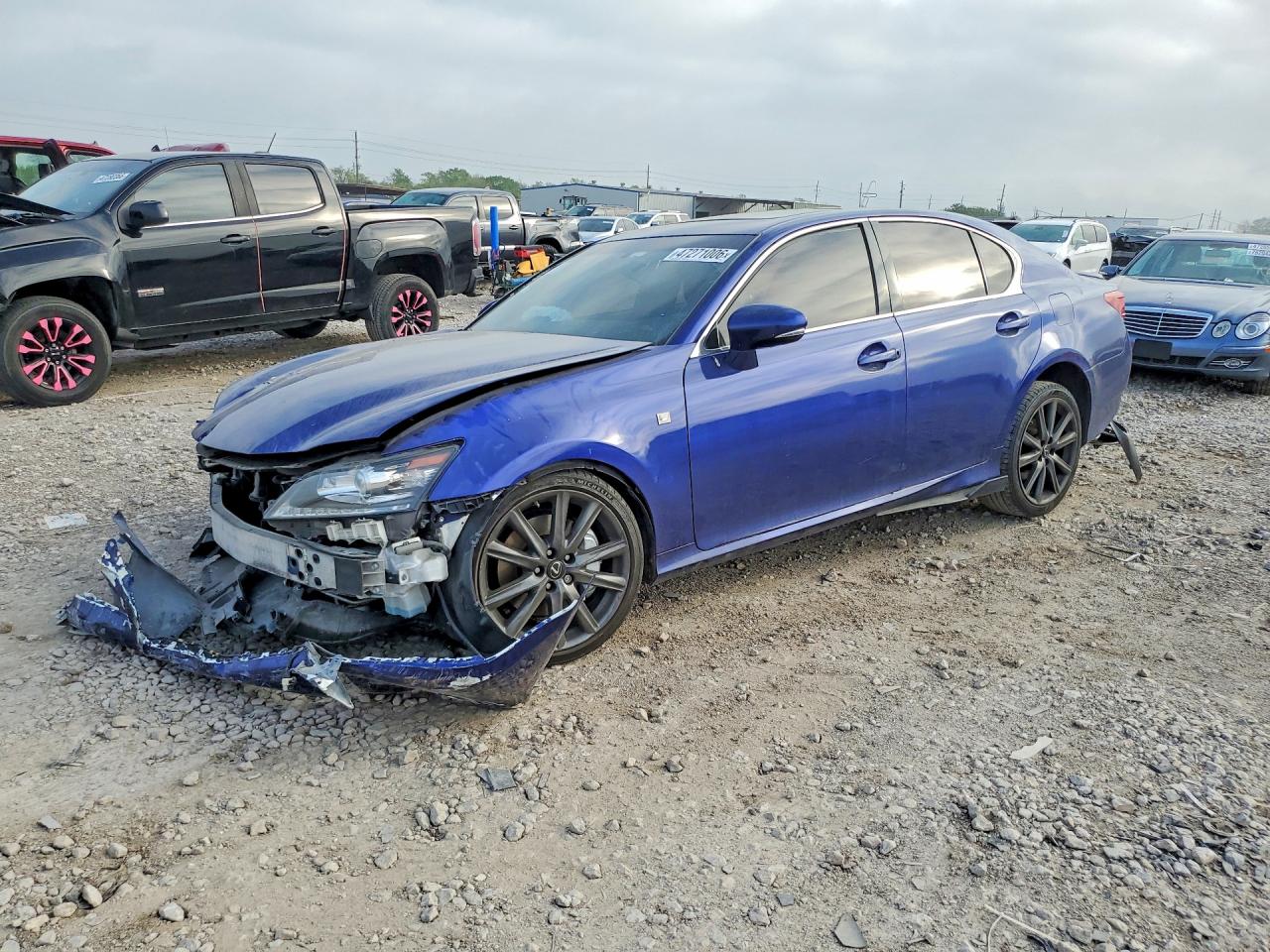 2015 Lexus Gs 350 Base Blue vin: JTHCE1BL9FA010068