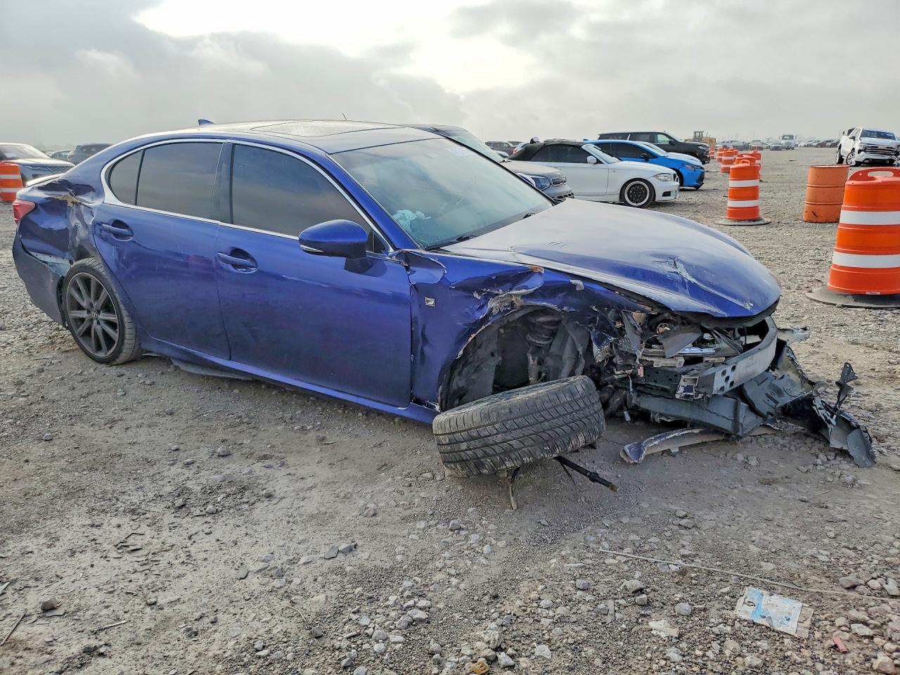 2015 Lexus Gs 350 Base Blue vin: JTHCE1BL9FA010068