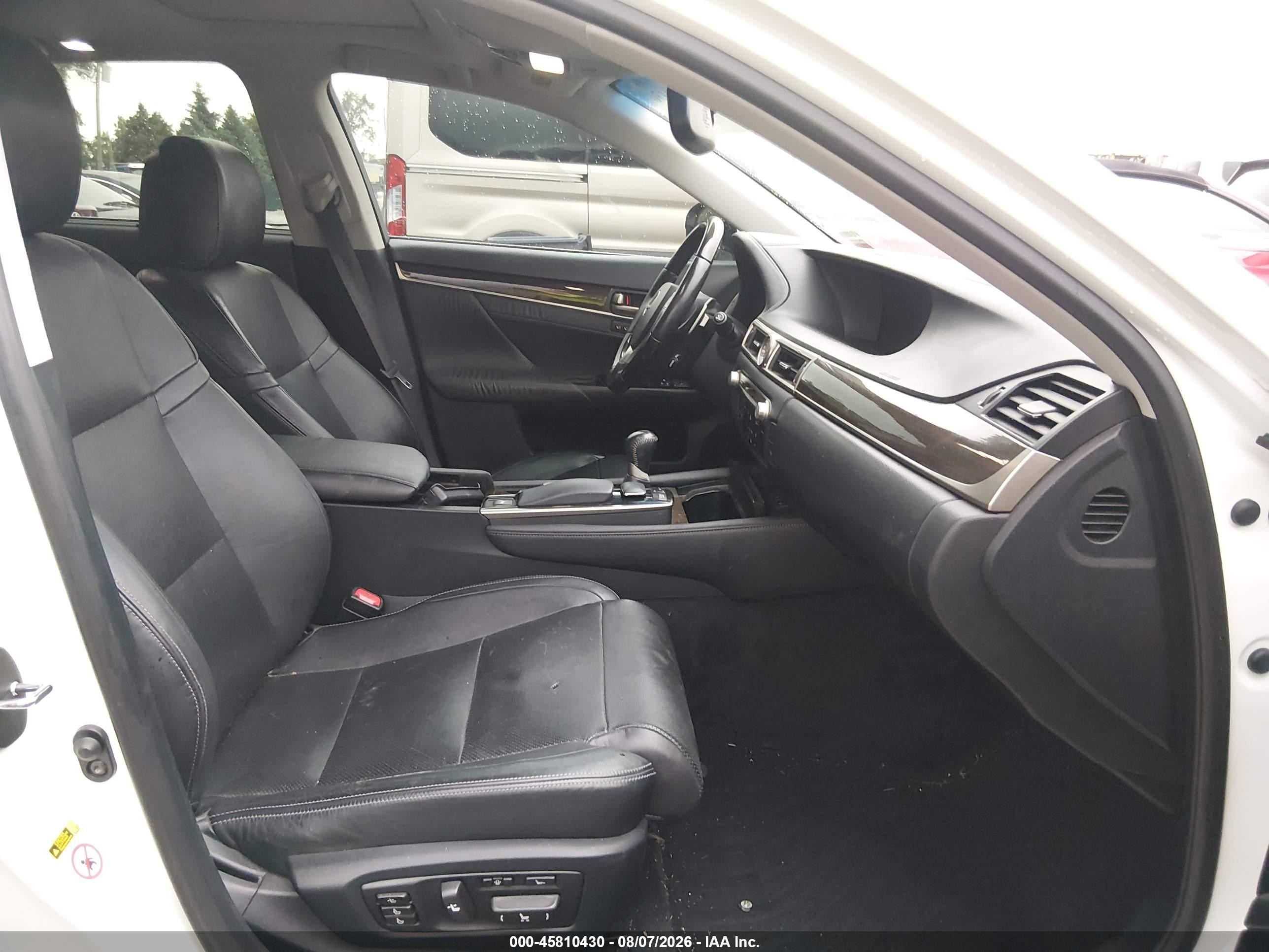 2013 Lexus Gs 350   White vin: JTHCE1BLXD5000221