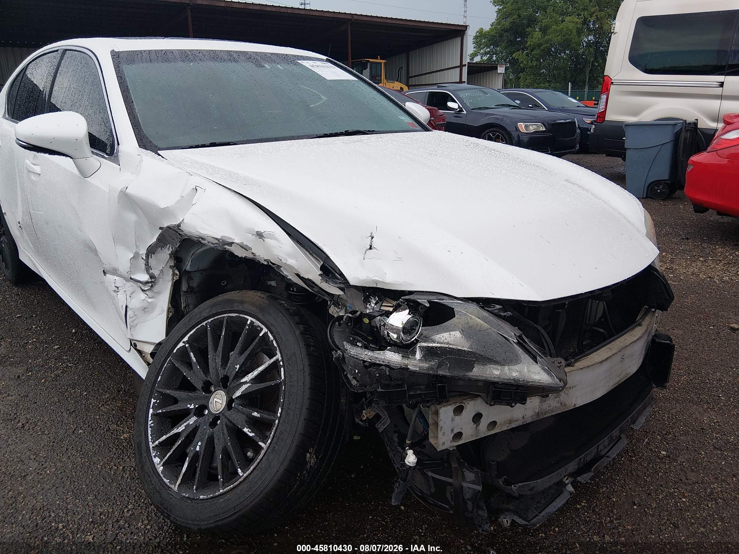 2013 Lexus Gs 350   White vin: JTHCE1BLXD5000221