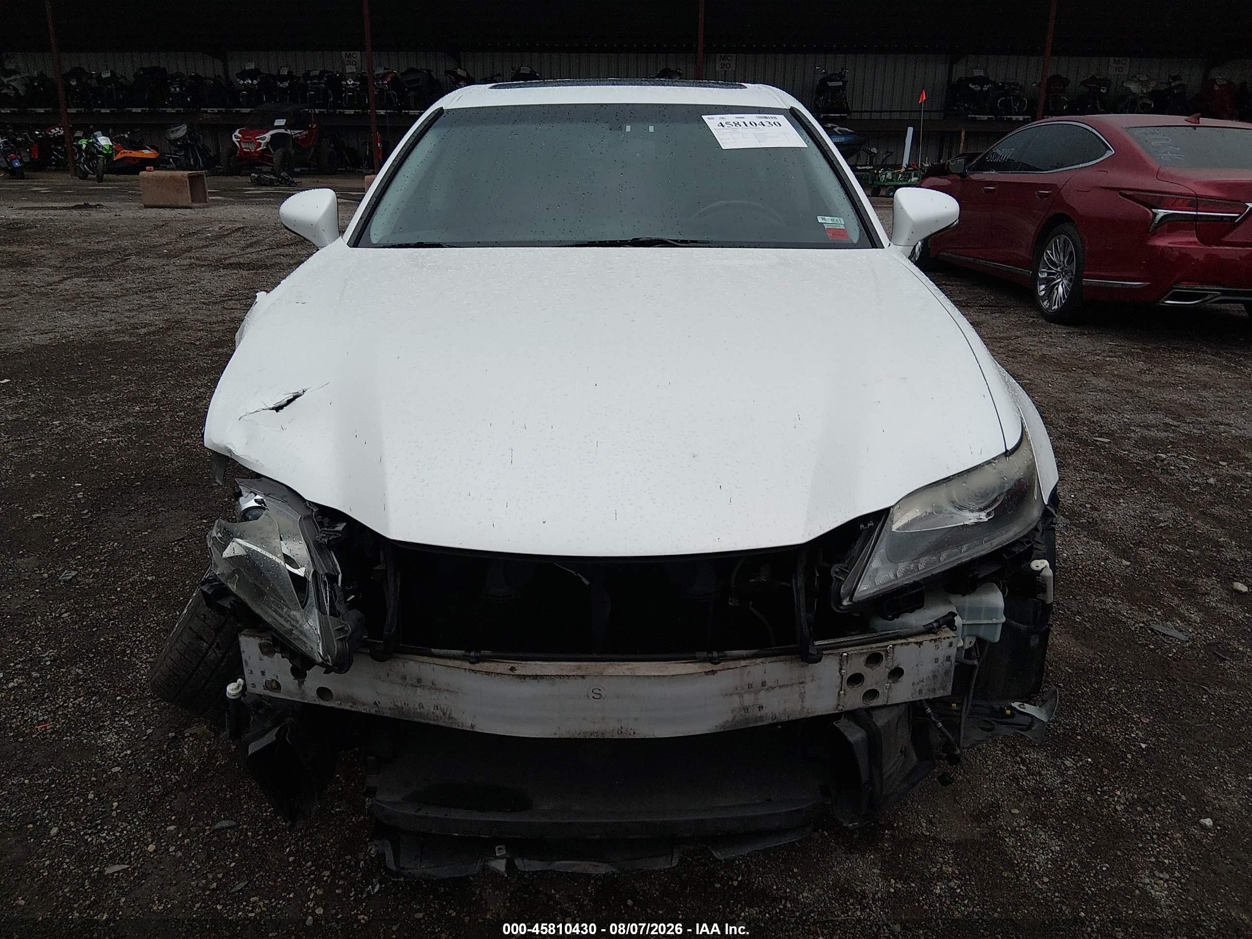 2013 Lexus Gs 350   White vin: JTHCE1BLXD5000221