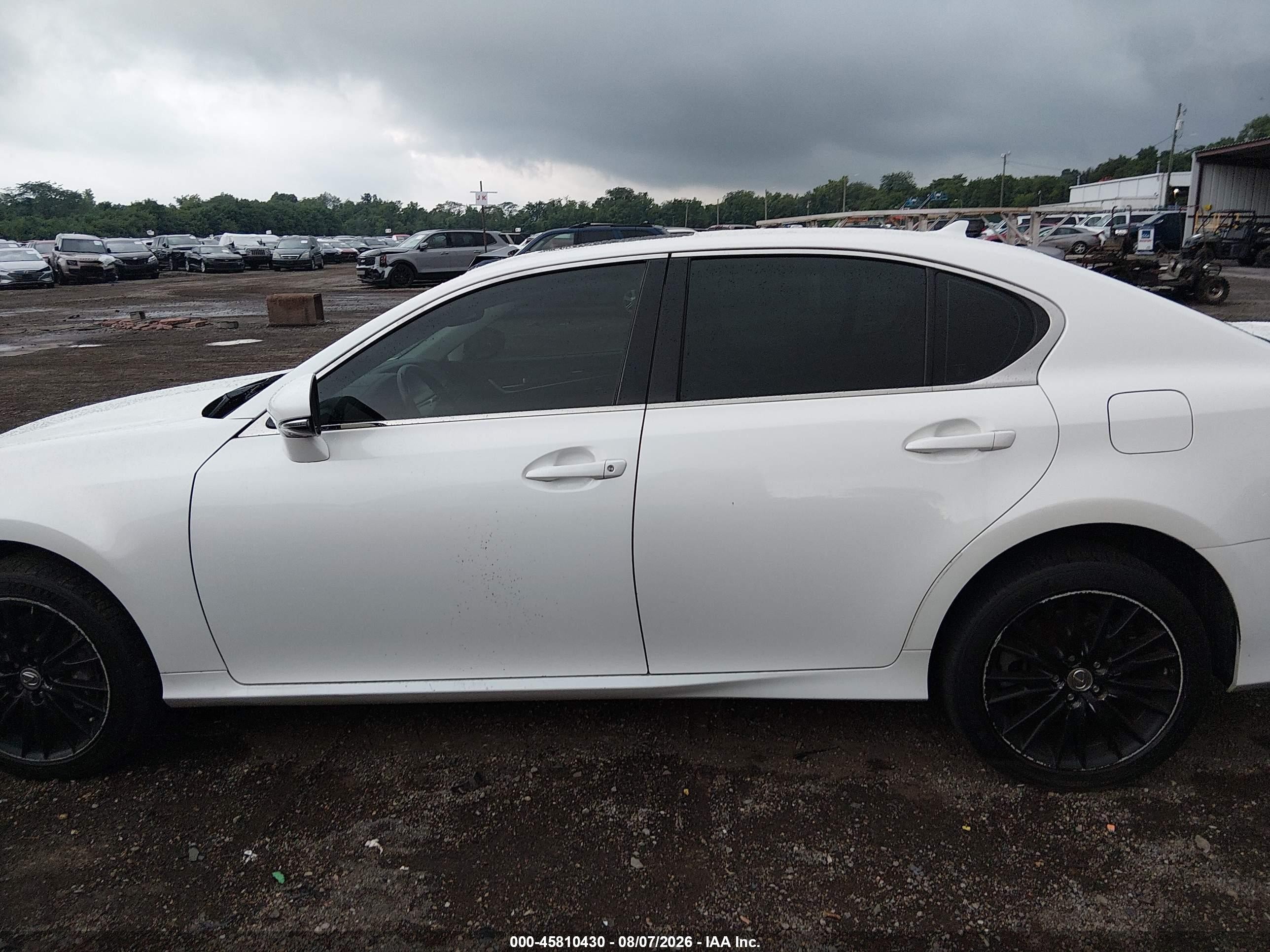 2013 Lexus Gs 350   White vin: JTHCE1BLXD5000221