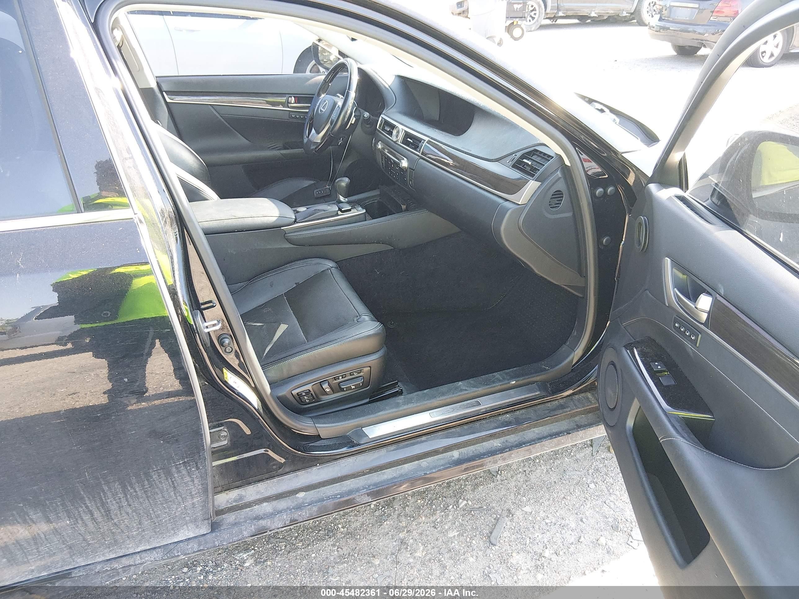 2013 Lexus Gs 350 Black vin: JTHCE1BLXD5001420