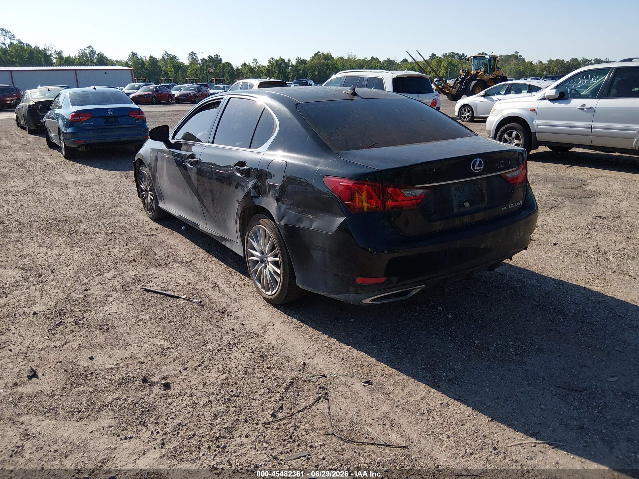 2013 Lexus Gs 350 Black vin: JTHCE1BLXD5001420