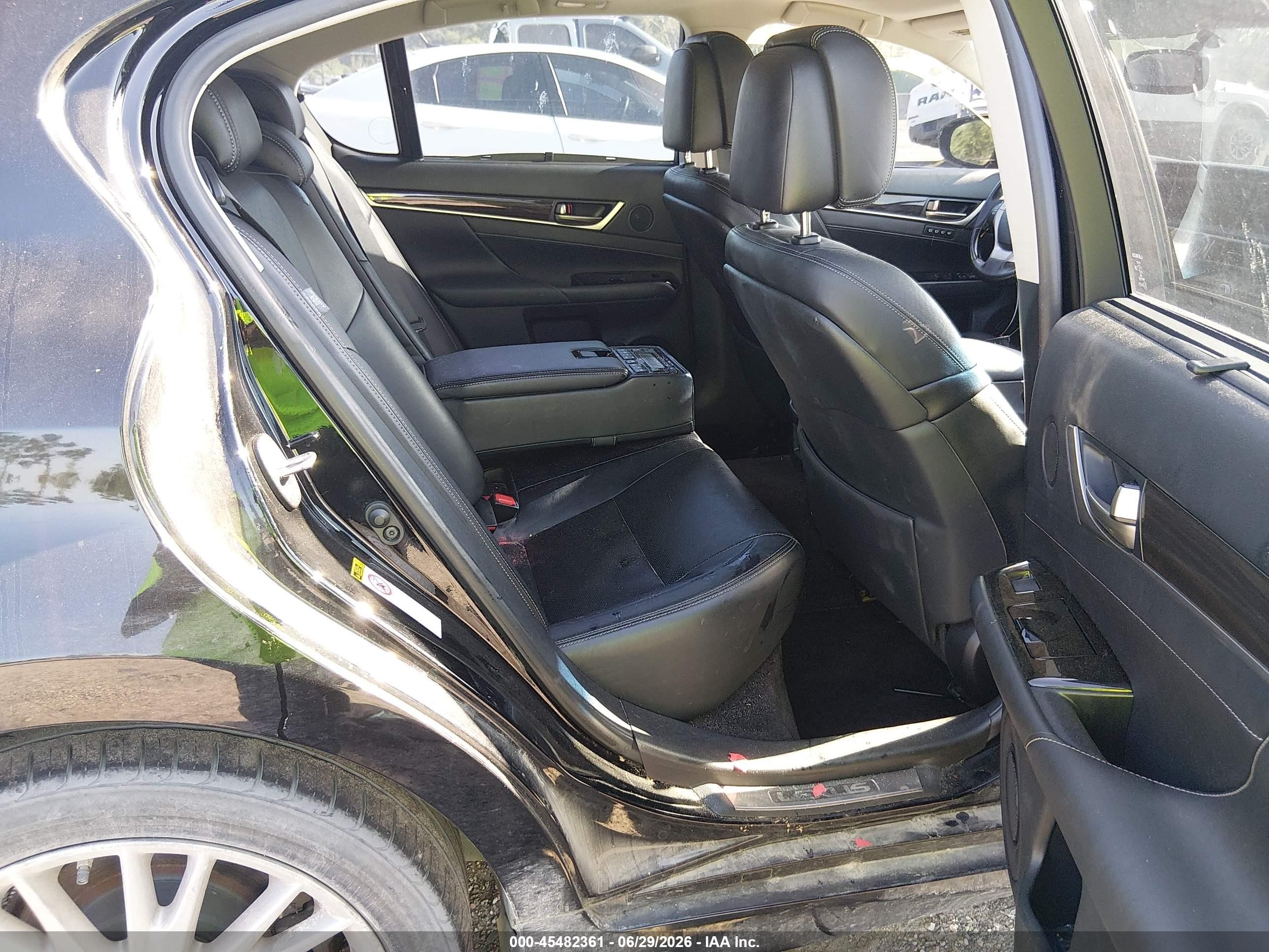 2013 Lexus Gs 350 Black vin: JTHCE1BLXD5001420