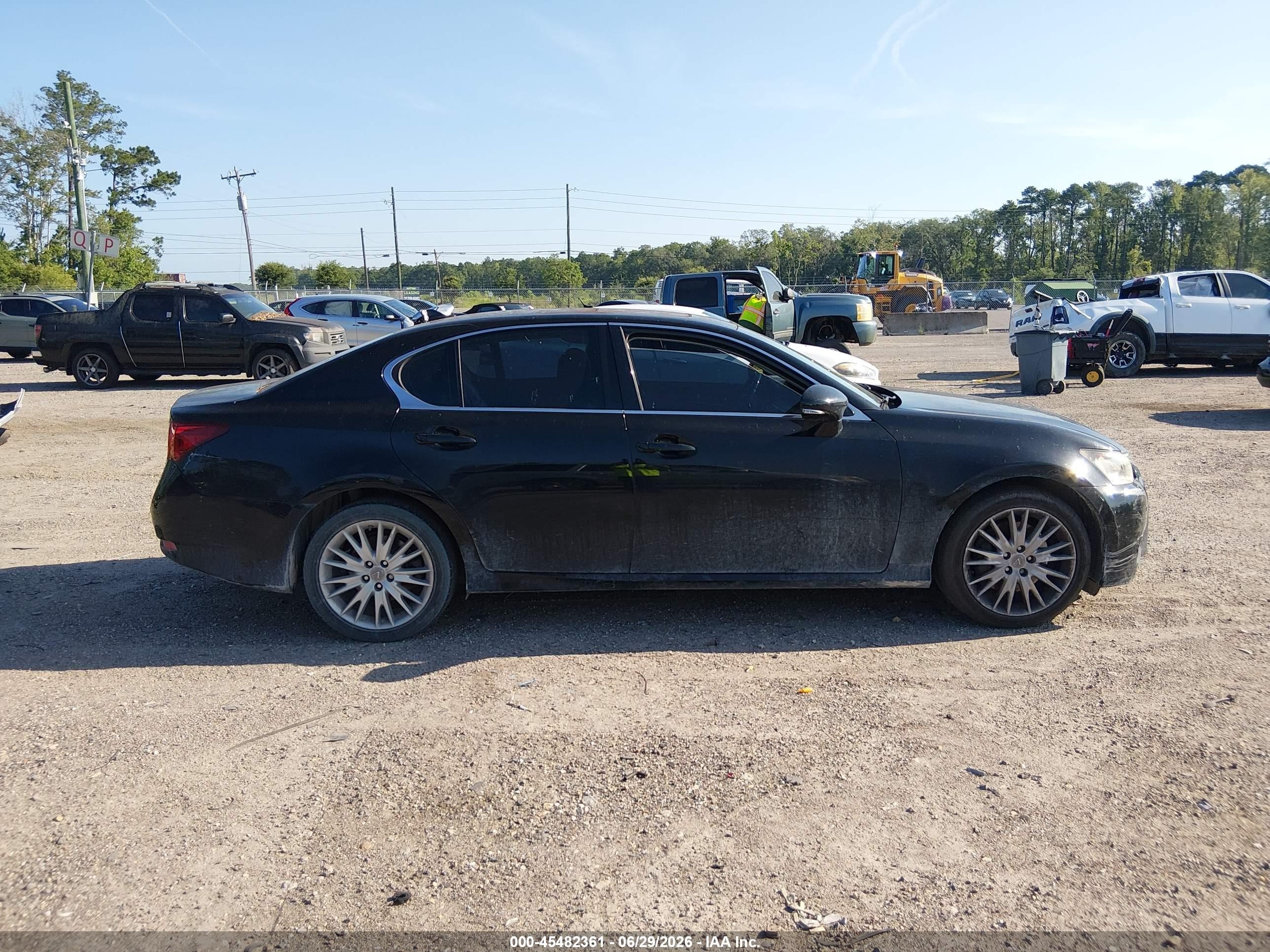 2013 Lexus Gs 350 Black vin: JTHCE1BLXD5001420