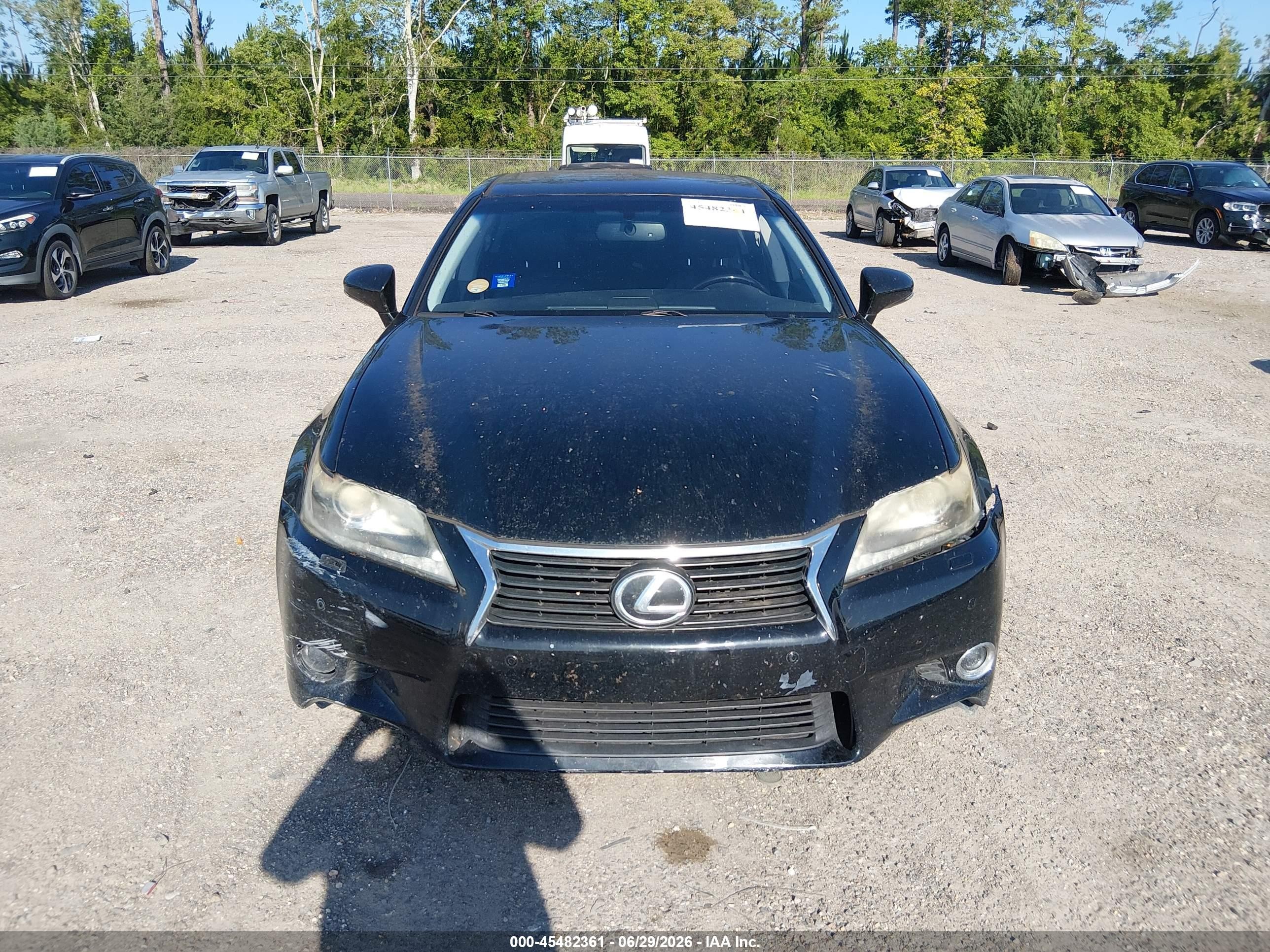 2013 Lexus Gs 350 Black vin: JTHCE1BLXD5001420