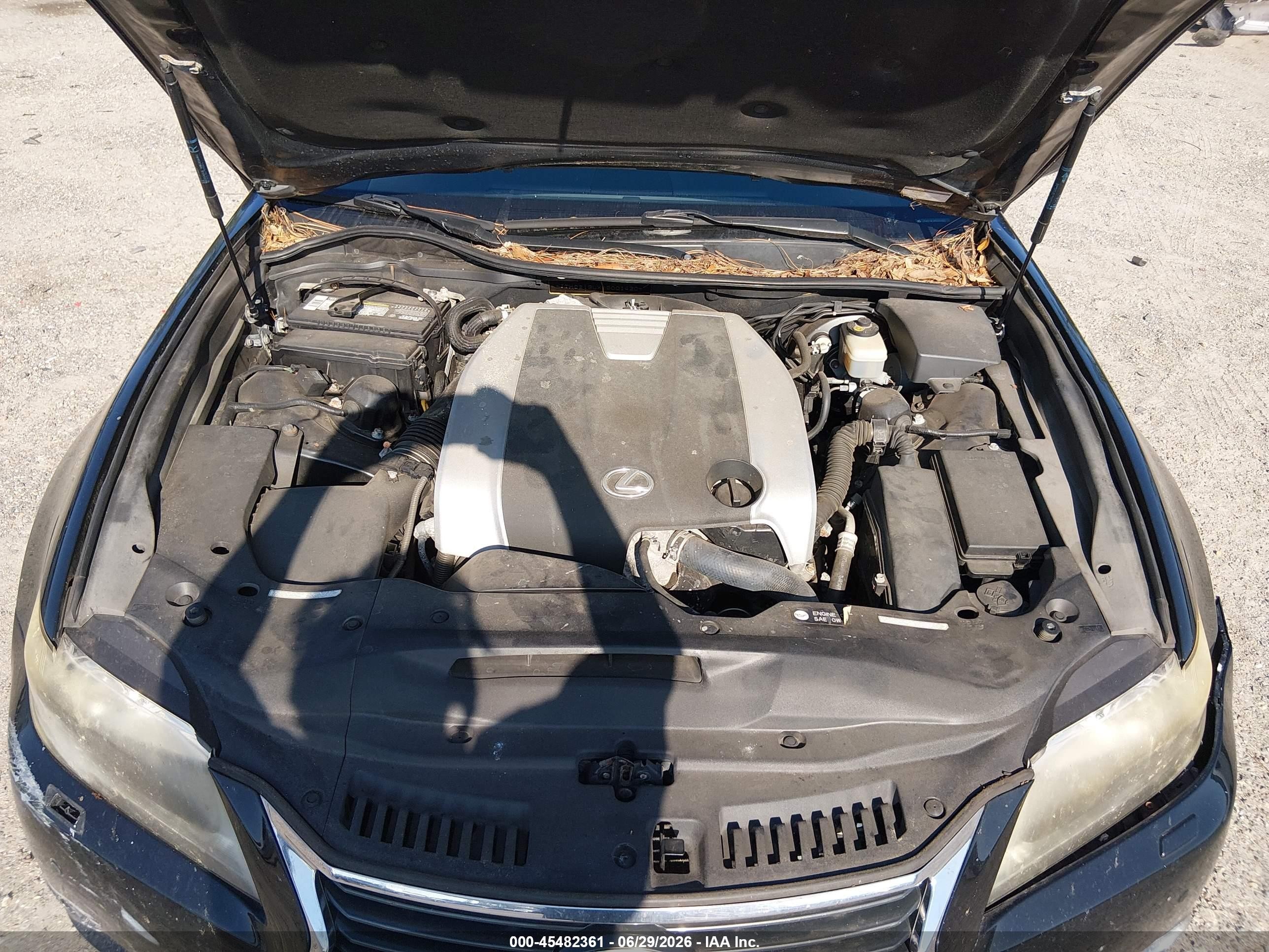 2013 Lexus Gs 350 Black vin: JTHCE1BLXD5001420