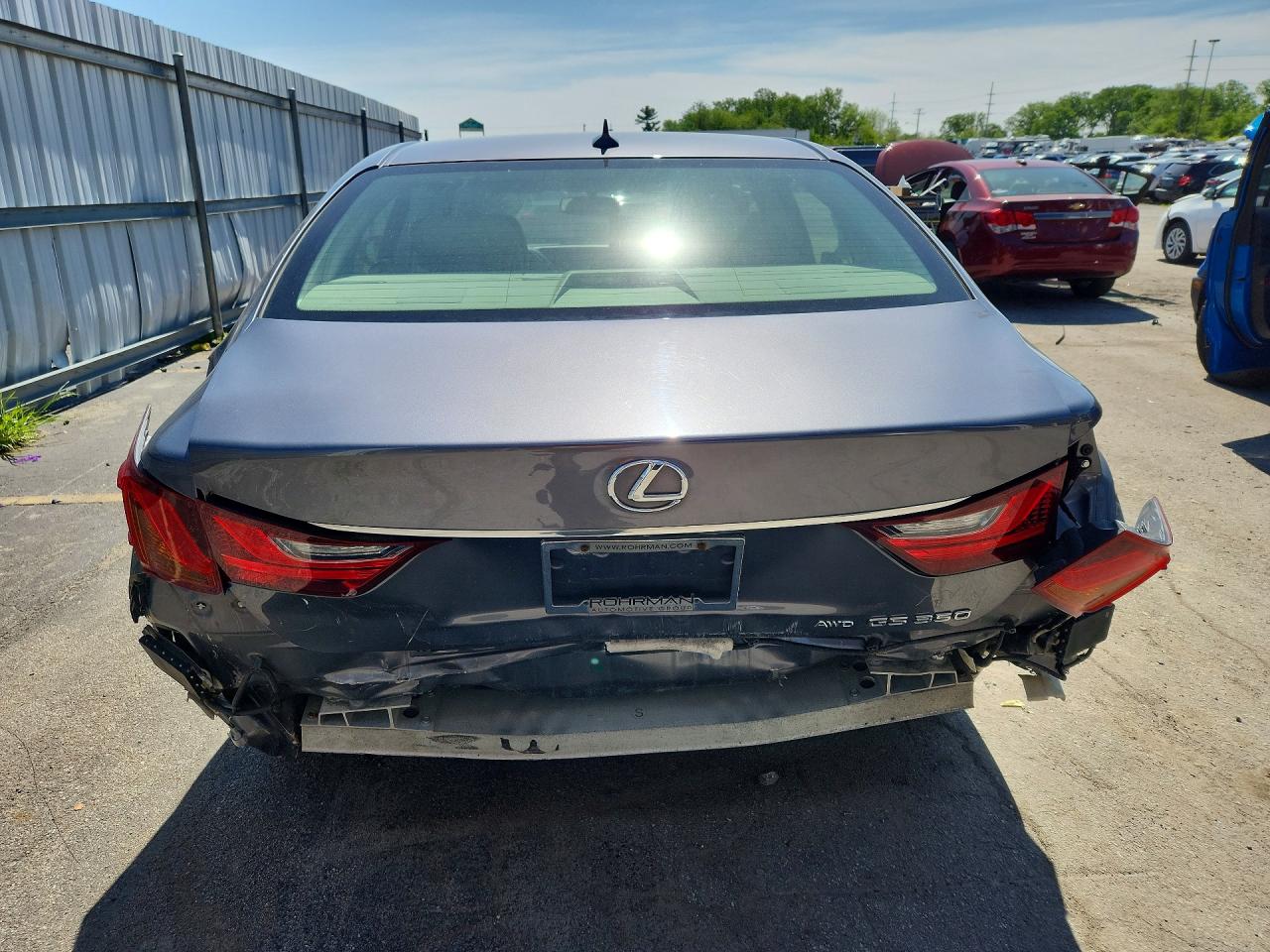 2013 Lexus Gs 350 Gray vin: JTHCE1BLXD5002602