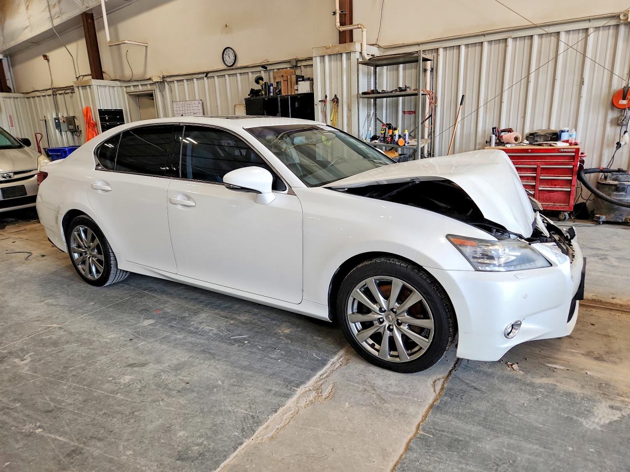 2013 Lexus Gs 350 White vin: JTHCE1BLXD5005192