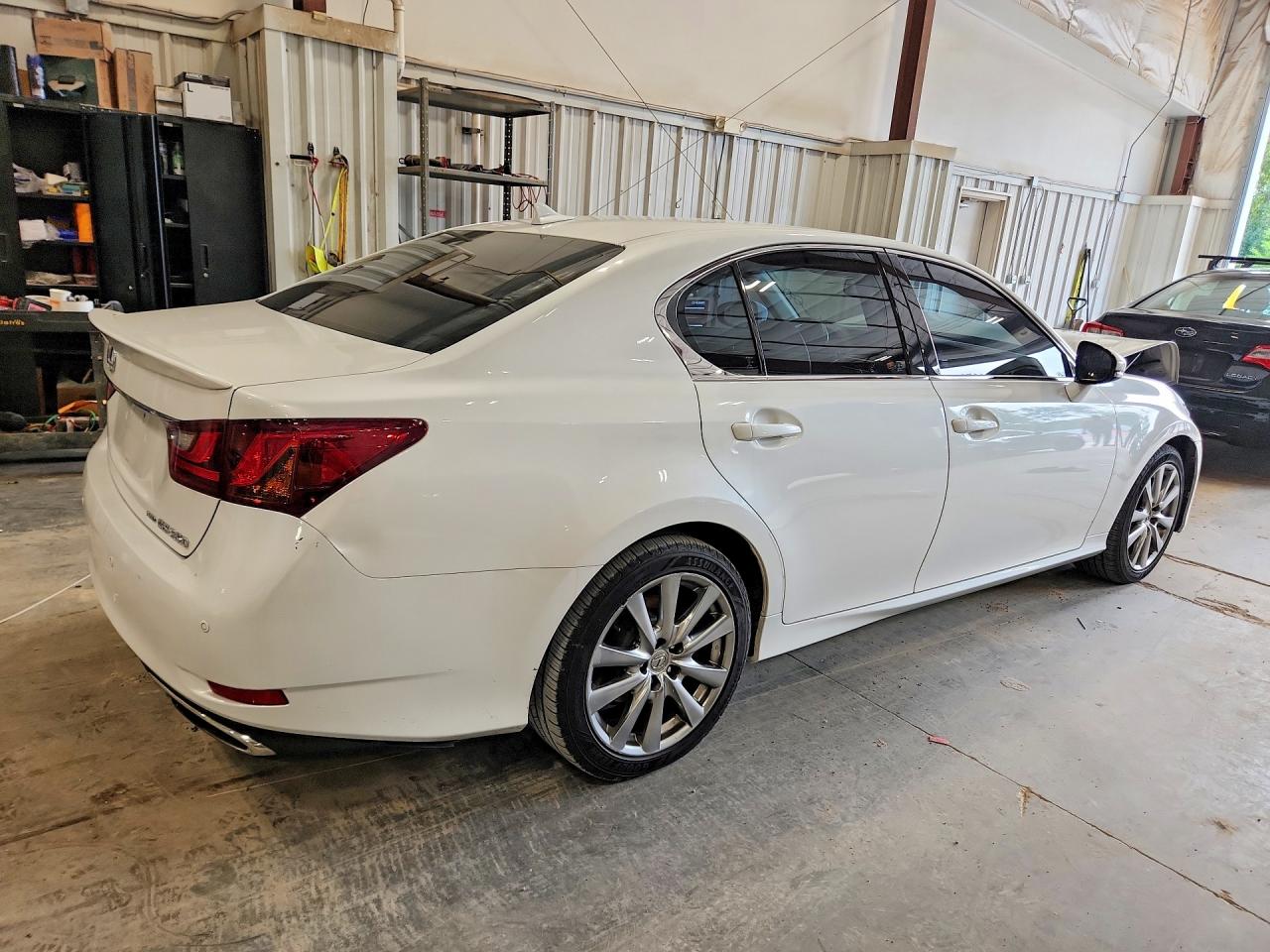 2013 Lexus Gs 350 White vin: JTHCE1BLXD5005192