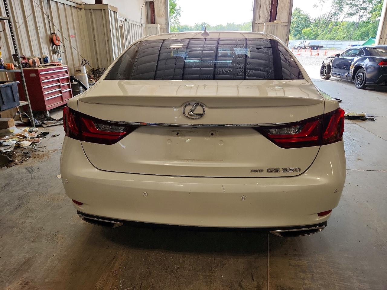 2013 Lexus Gs 350 White vin: JTHCE1BLXD5005192