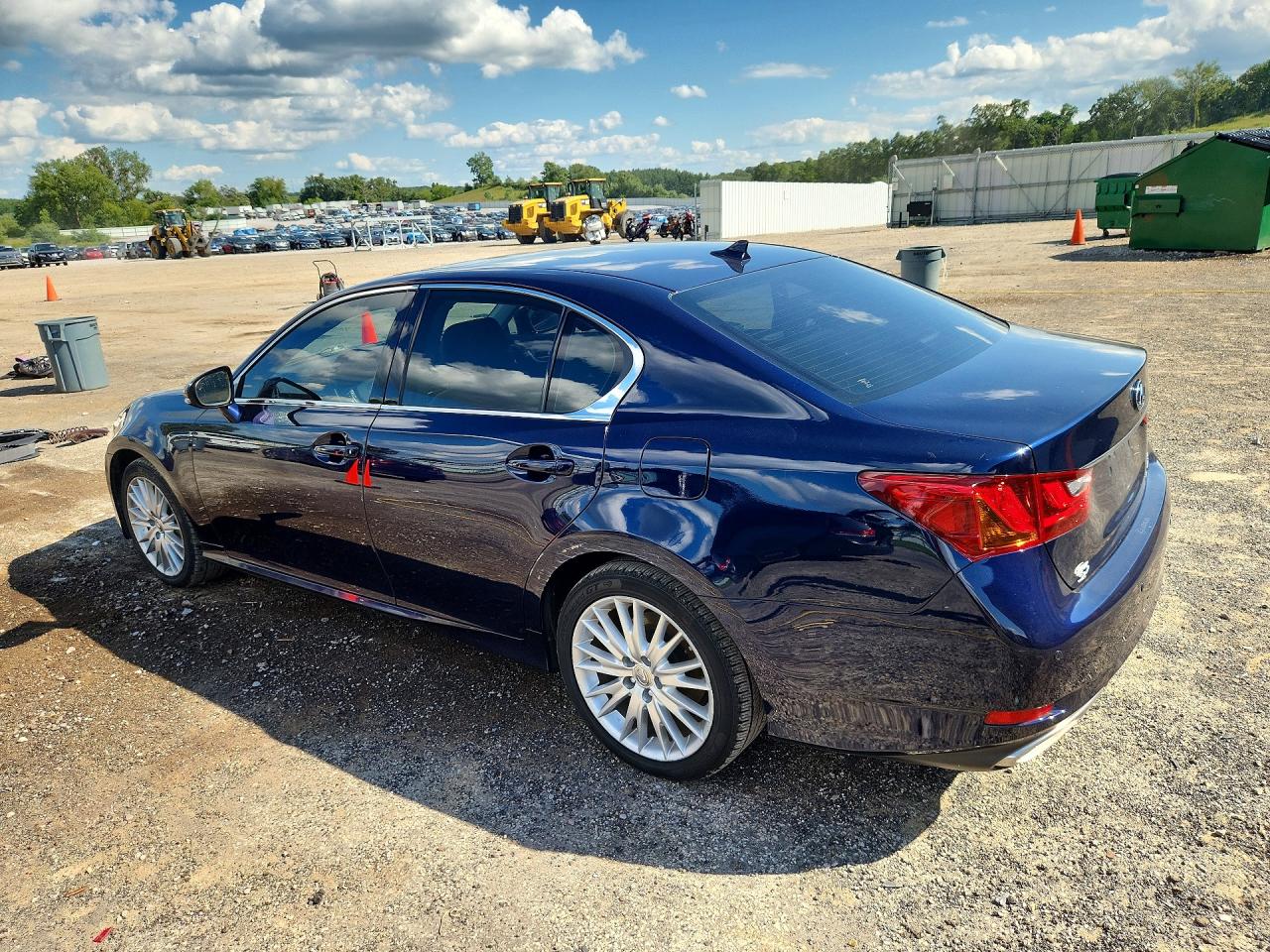2013 Lexus 4d Gs 350 Awd Blue vin: JTHCE1BLXD5012725
