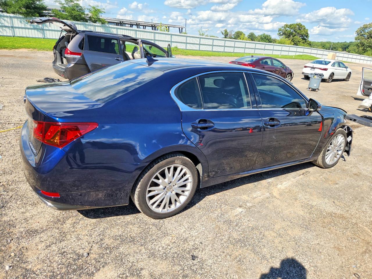2013 Lexus 4d Gs 350 Awd Blue vin: JTHCE1BLXD5012725
