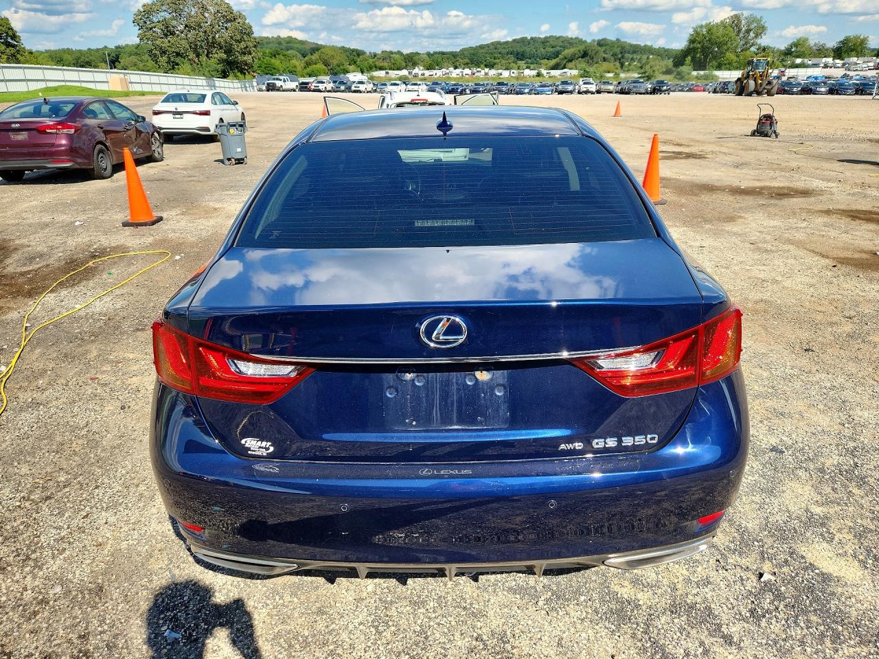 2013 Lexus 4d Gs 350 Awd Blue vin: JTHCE1BLXD5012725