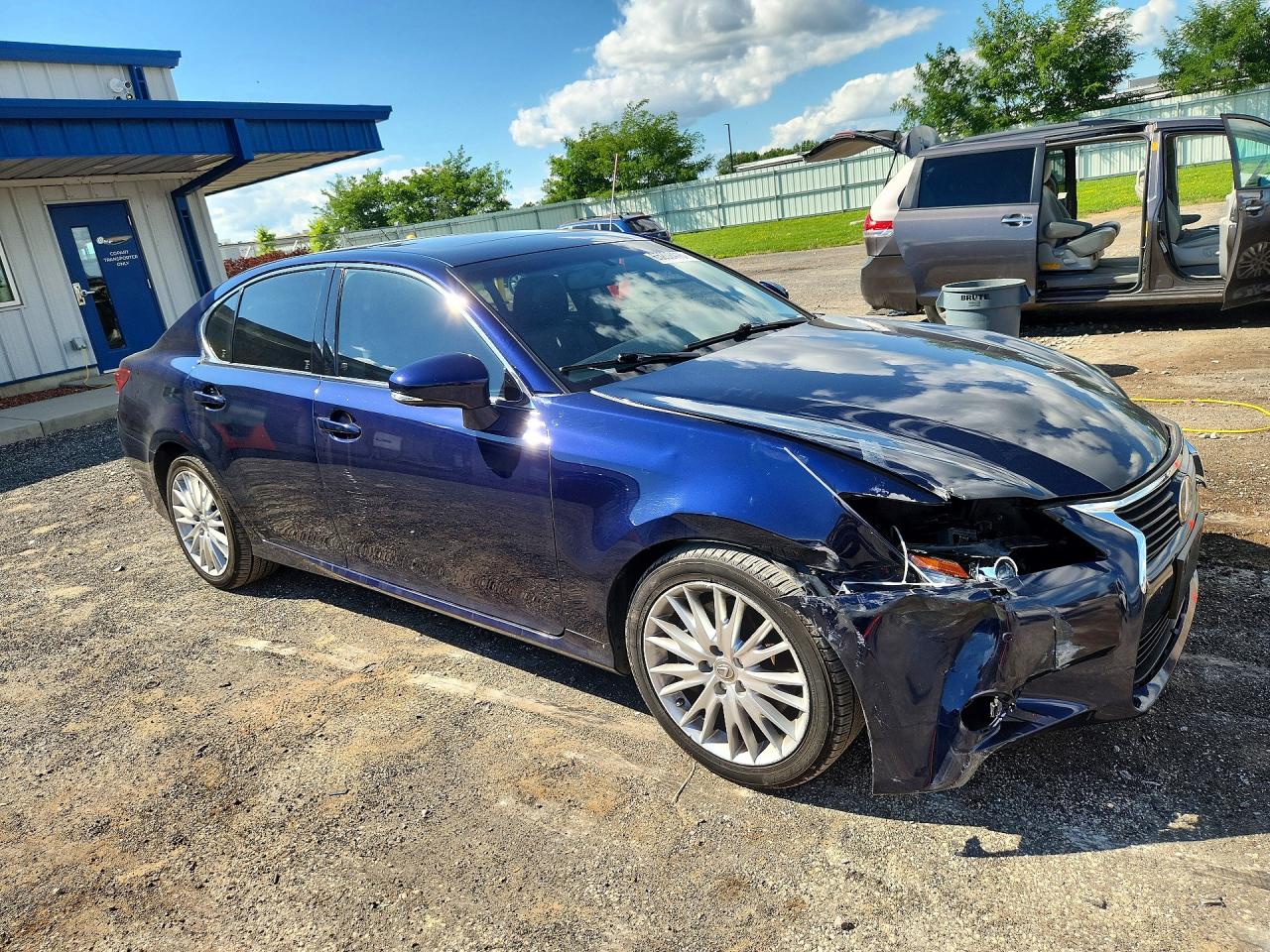 2013 Lexus 4d Gs 350 Awd Blue vin: JTHCE1BLXD5012725