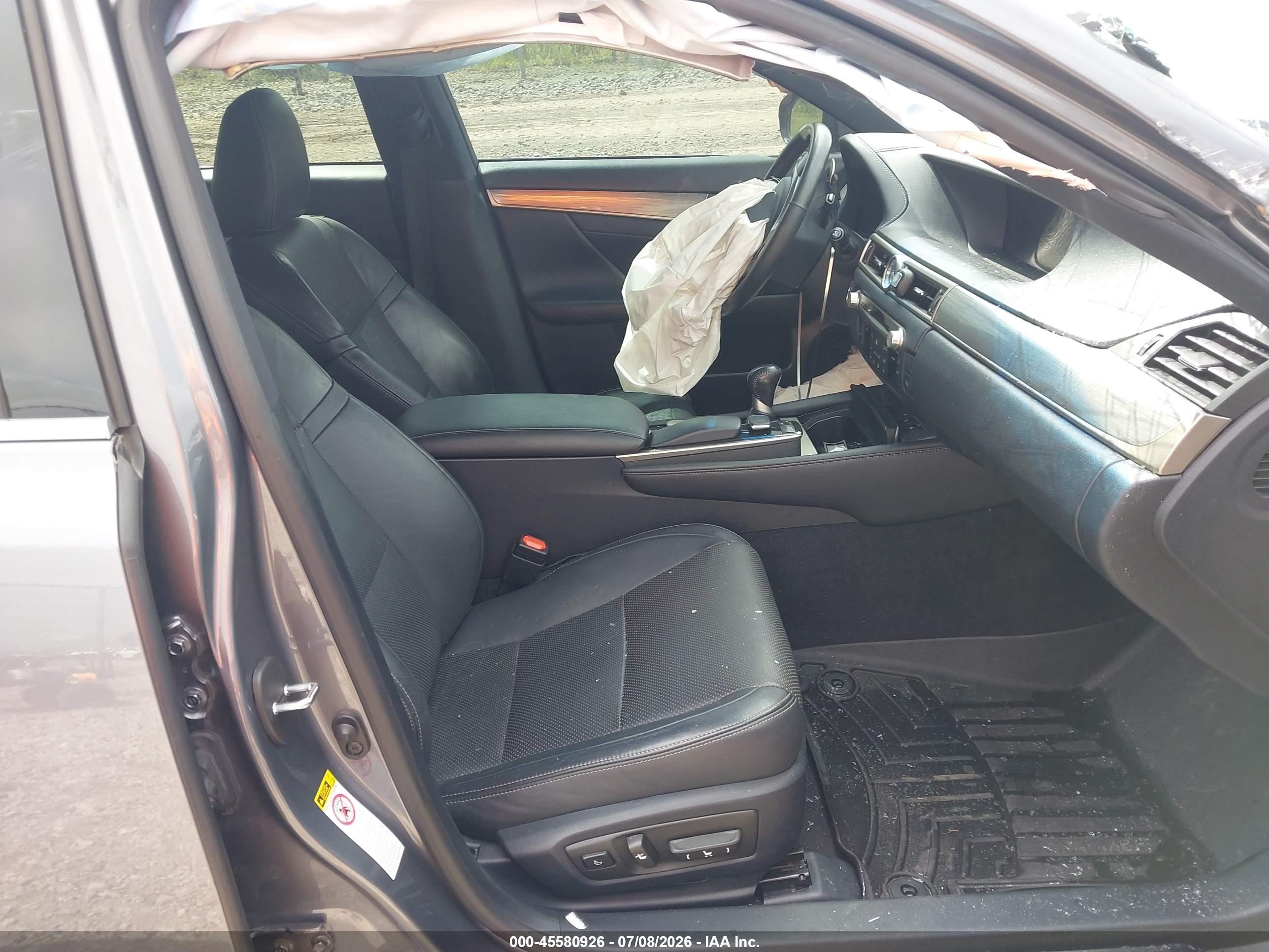 2015 Lexus Gs 350   Gray vin: JTHCE1BLXFA002836