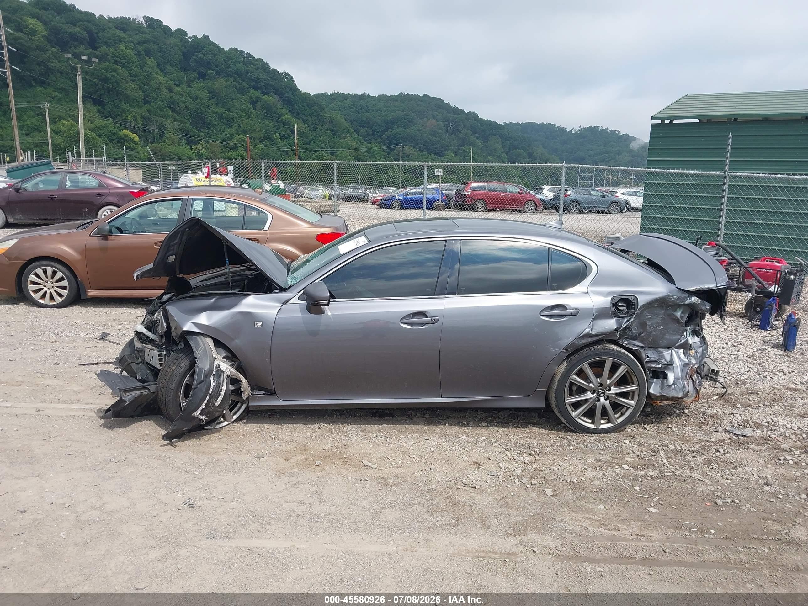 2015 Lexus Gs 350   Gray vin: JTHCE1BLXFA002836