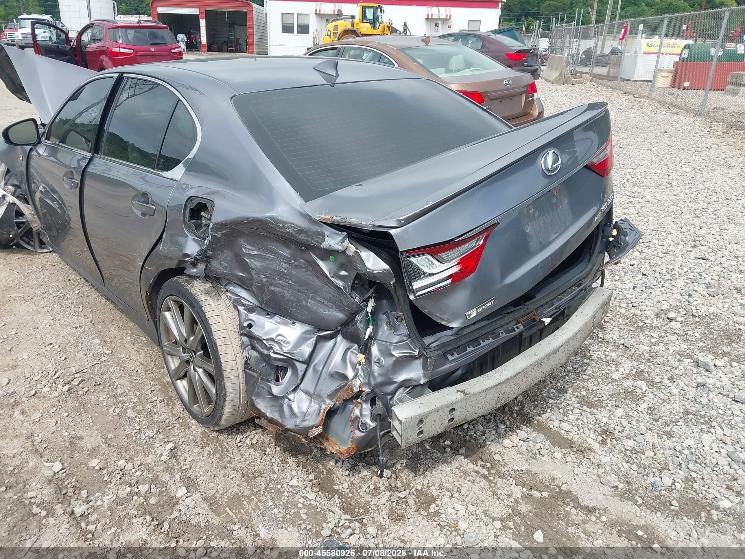2015 Lexus Gs 350   Gray vin: JTHCE1BLXFA002836