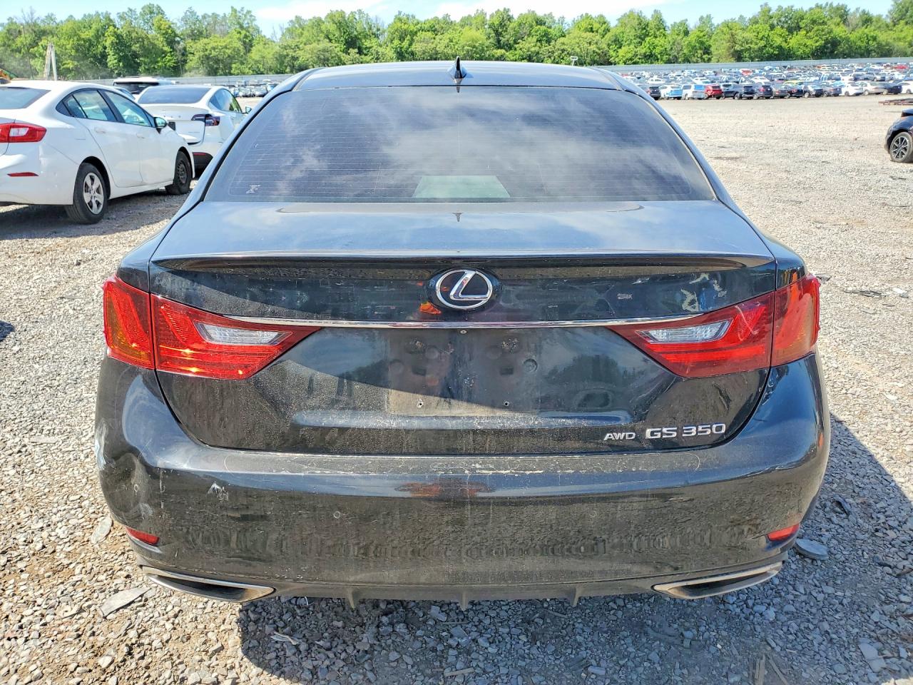 2015 Lexus Gs 350 Black vin: JTHCE1BLXFA004747