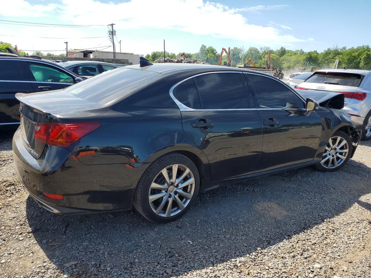 2015 Lexus Gs 350 Black vin: JTHCE1BLXFA004747