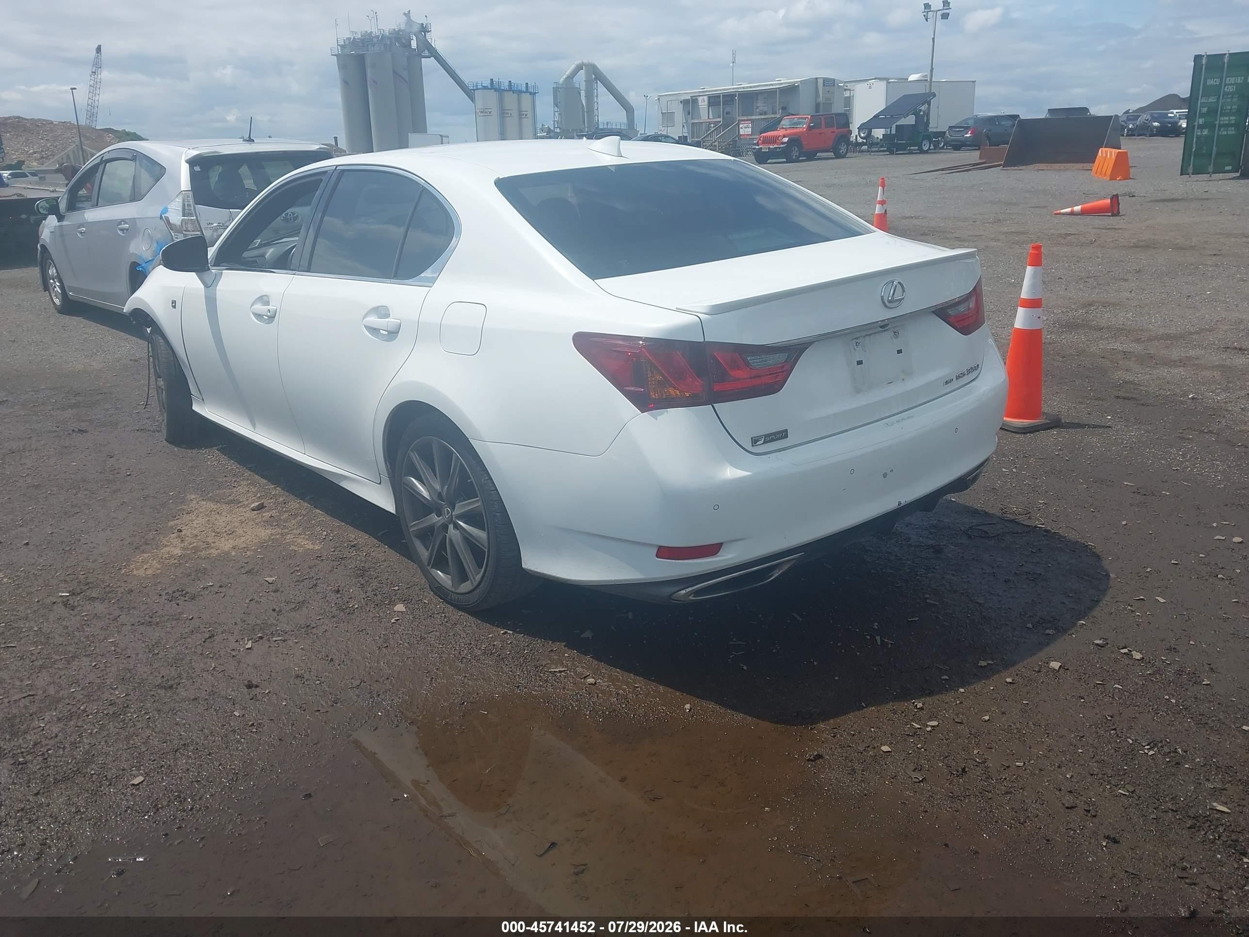 2015 Lexus Gs 350   White vin: JTHCE1BLXFA007910