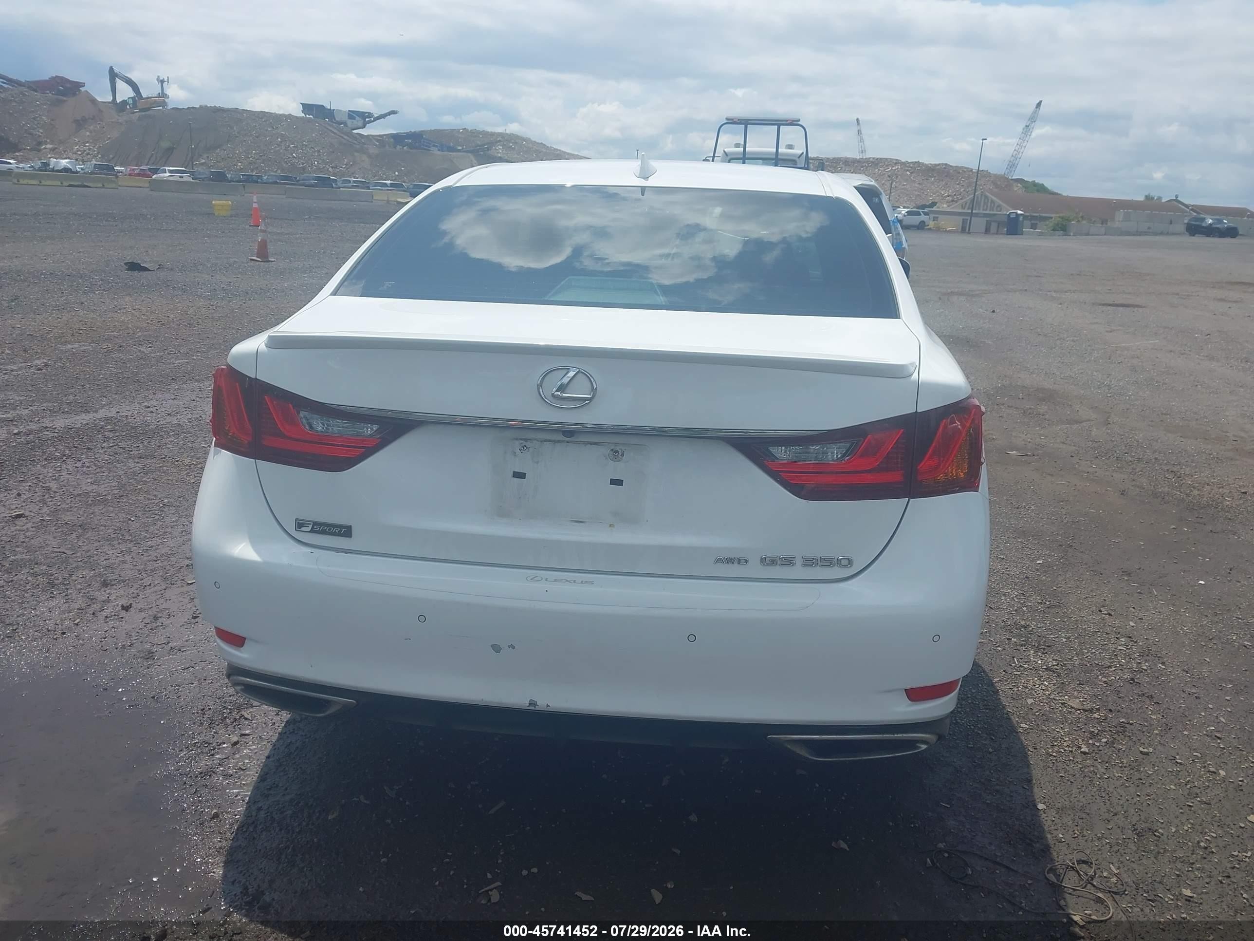 2015 Lexus Gs 350   White vin: JTHCE1BLXFA007910