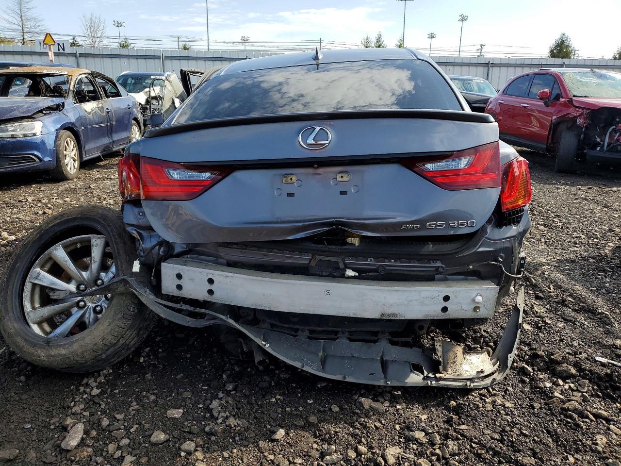 2015 Lexus Gs 350 Gray vin: JTHCE1BLXFA008457