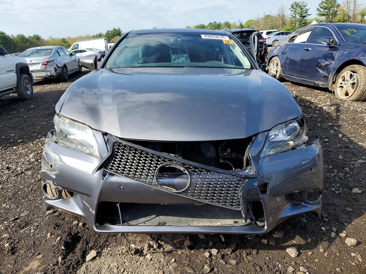 2015 Lexus Gs 350 Gray vin: JTHCE1BLXFA008457