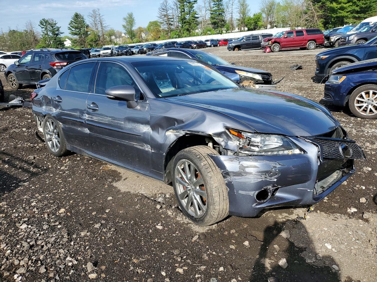 2015 Lexus Gs 350 Gray vin: JTHCE1BLXFA008457