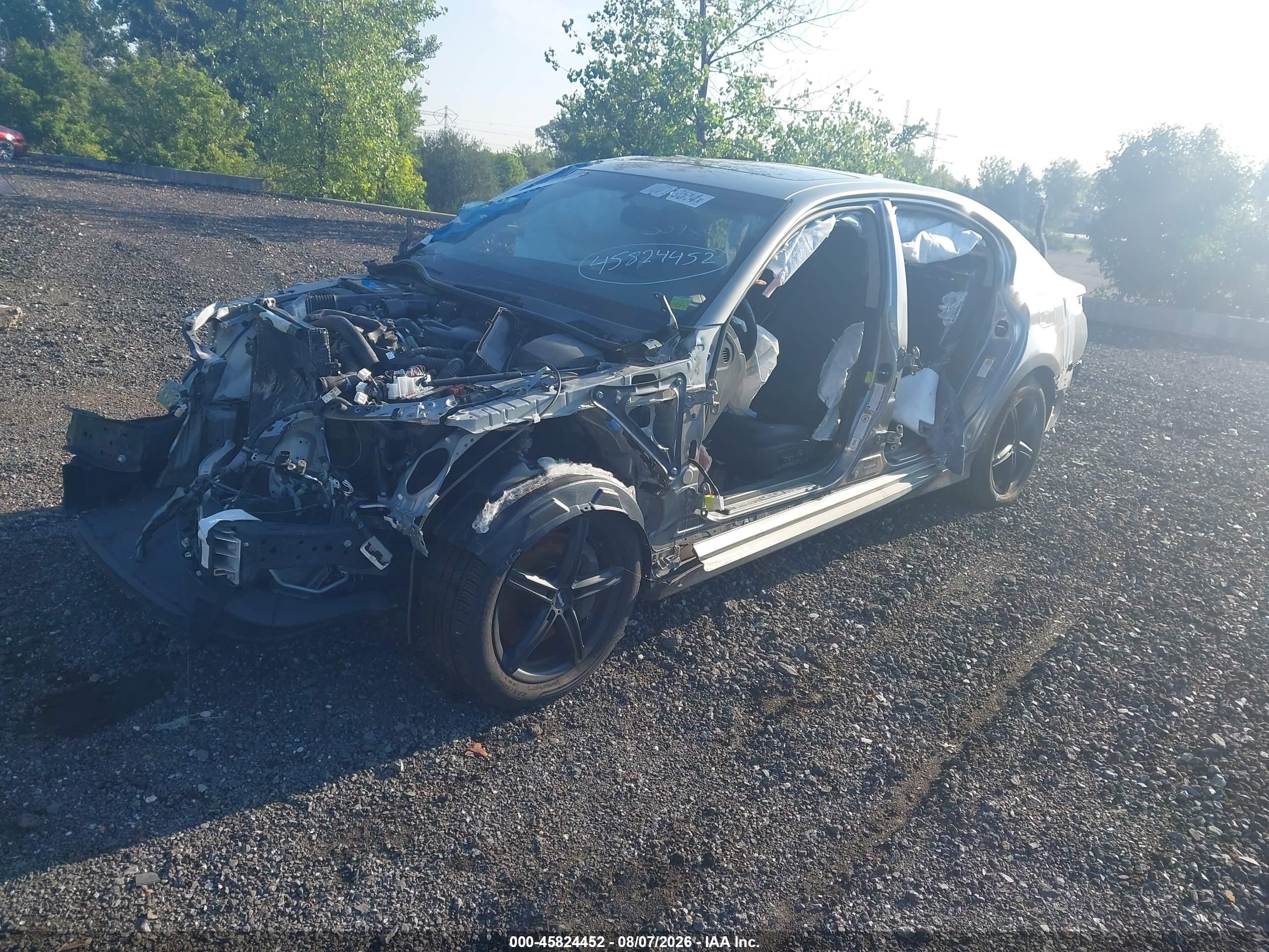 2015 Lexus Gs 350   Silver vin: JTHCE1BLXFA009804