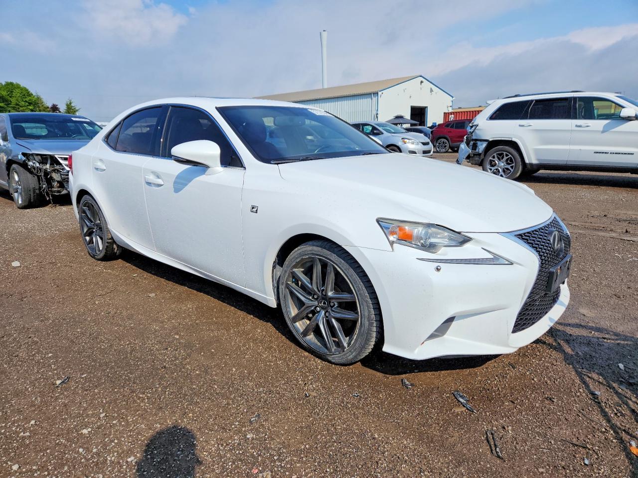 2014 Lexus Is 350 Белый vin: JTHCE1D20E5001190