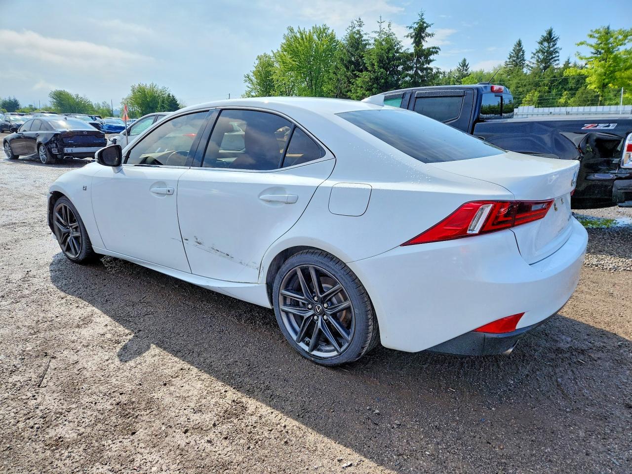 2014 Lexus Is 350 Белый vin: JTHCE1D20E5001190