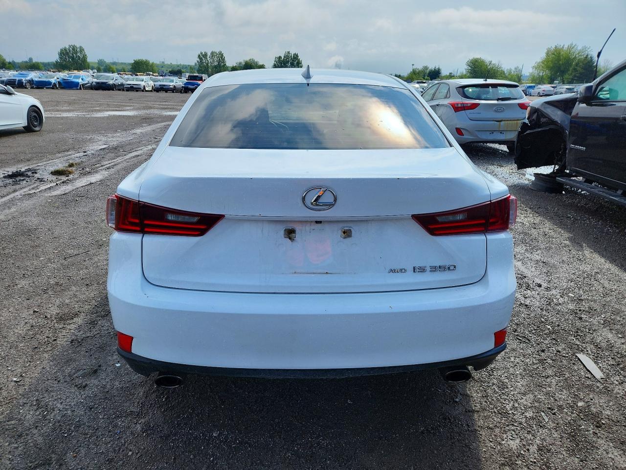 2014 Lexus Is 350 Белый vin: JTHCE1D20E5001190