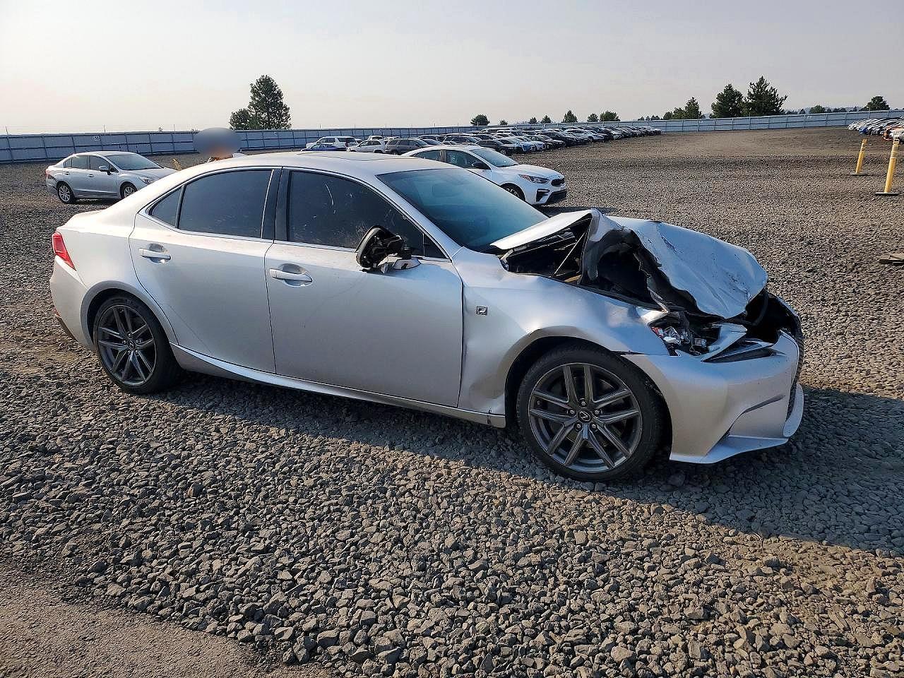 2014 Lexus Is 350 Silver vin: JTHCE1D20E5002291