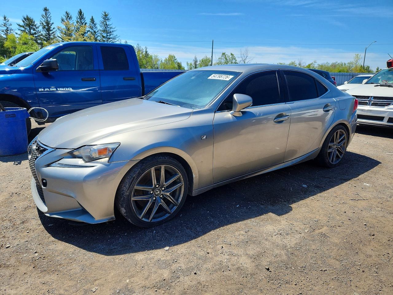 2014 Lexus Is 350 Gray vin: JTHCE1D20E5003411