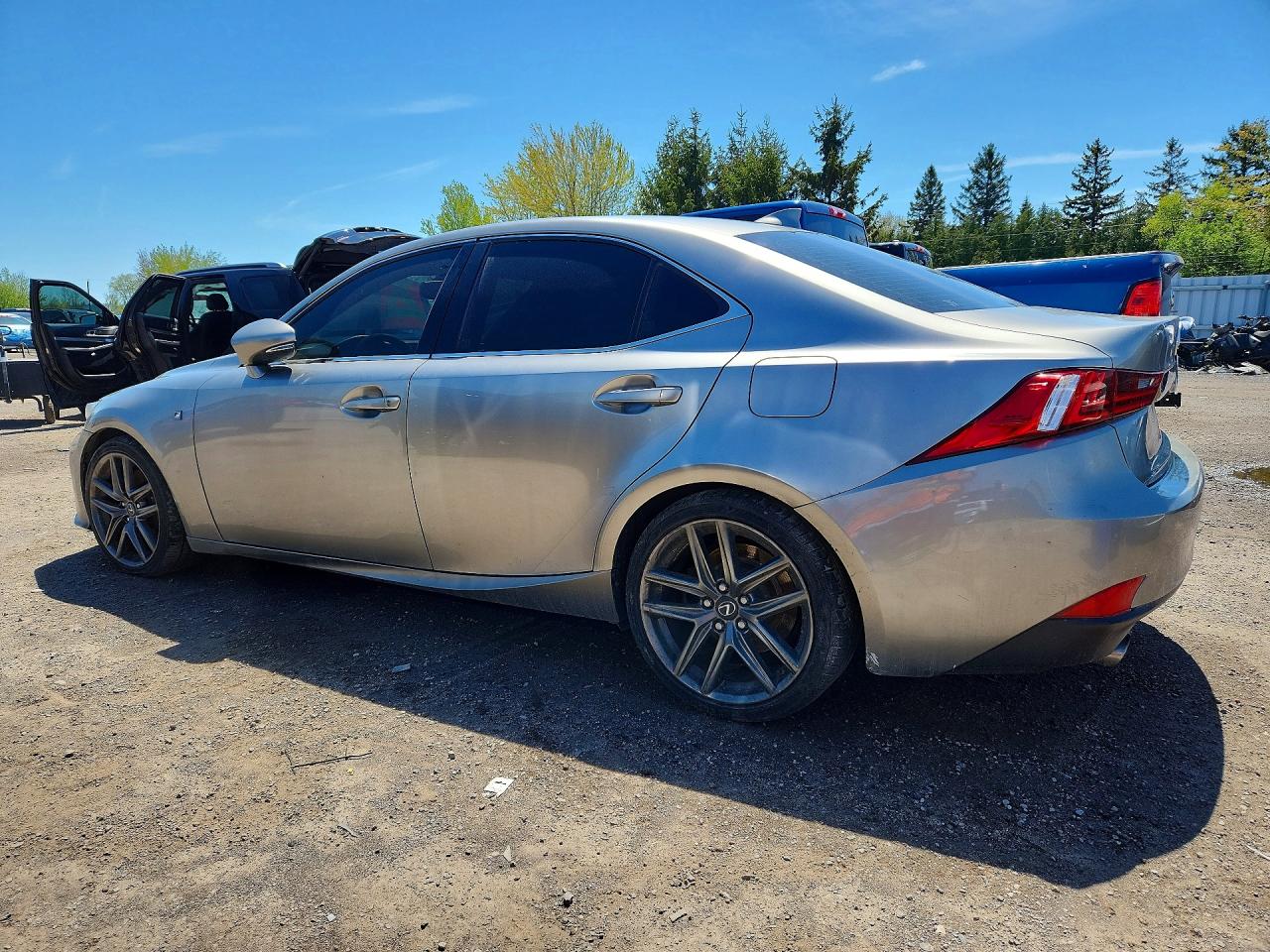 2014 Lexus Is 350 Gray vin: JTHCE1D20E5003411