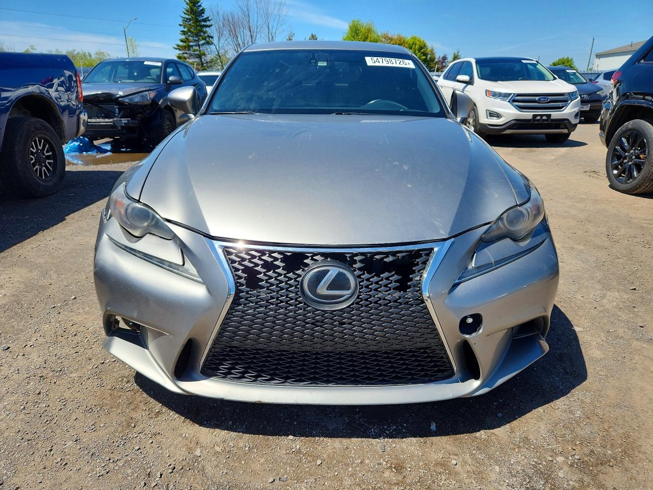 2014 Lexus Is 350 Gray vin: JTHCE1D20E5003411