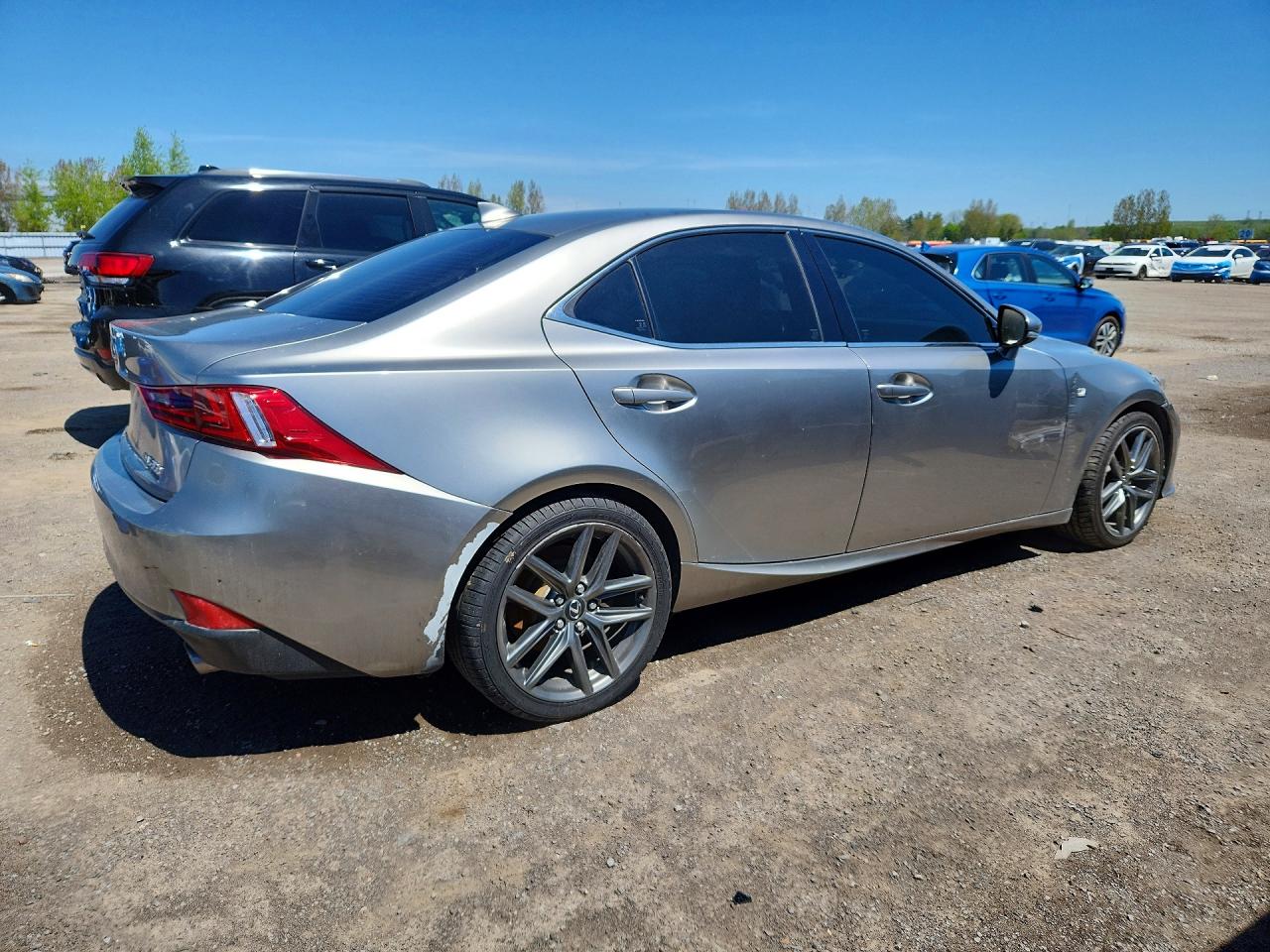 2014 Lexus Is 350 Gray vin: JTHCE1D20E5003411