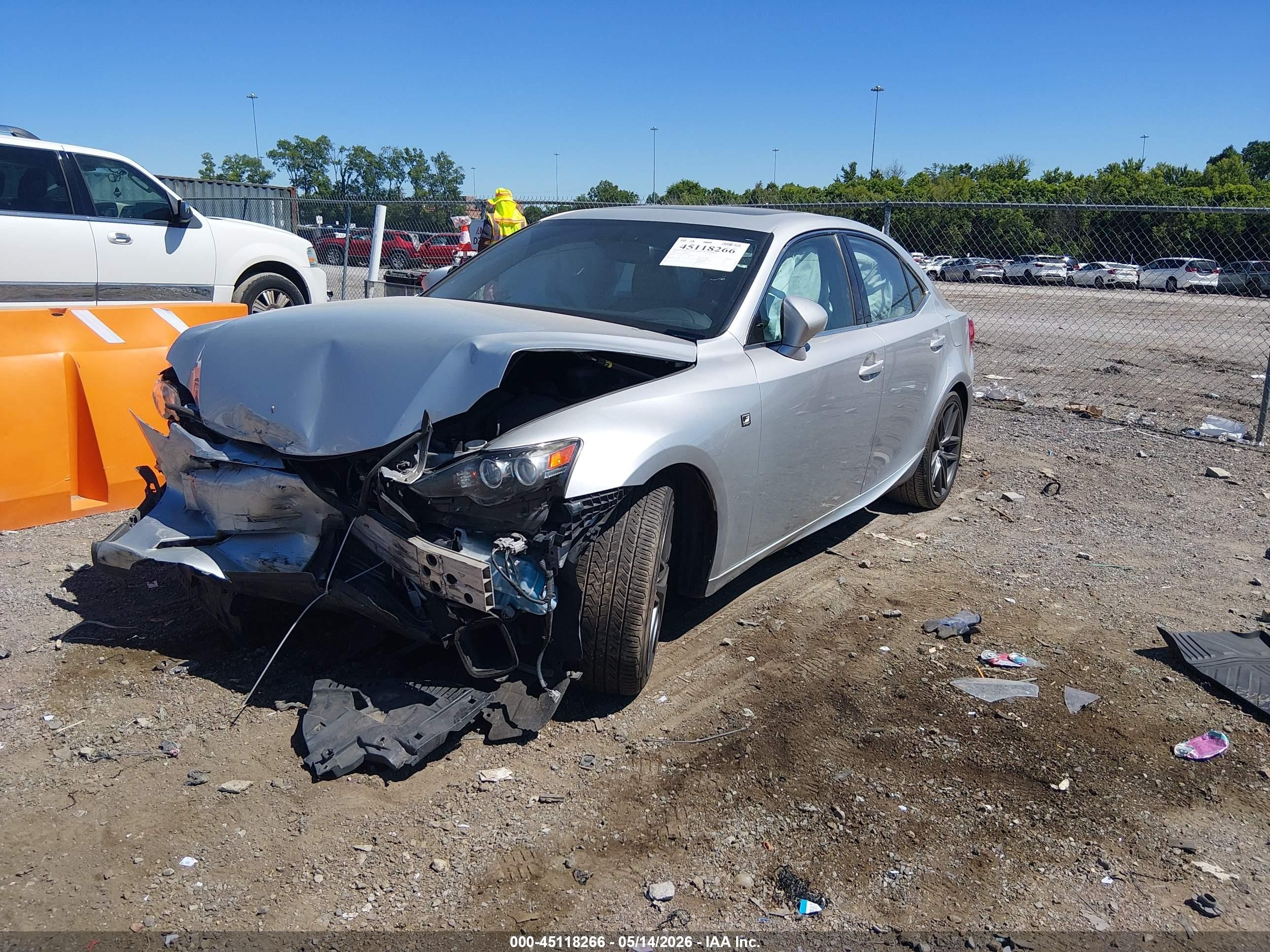 2015 Lexus Is 350 Серебряный vin: JTHCE1D20F5005614