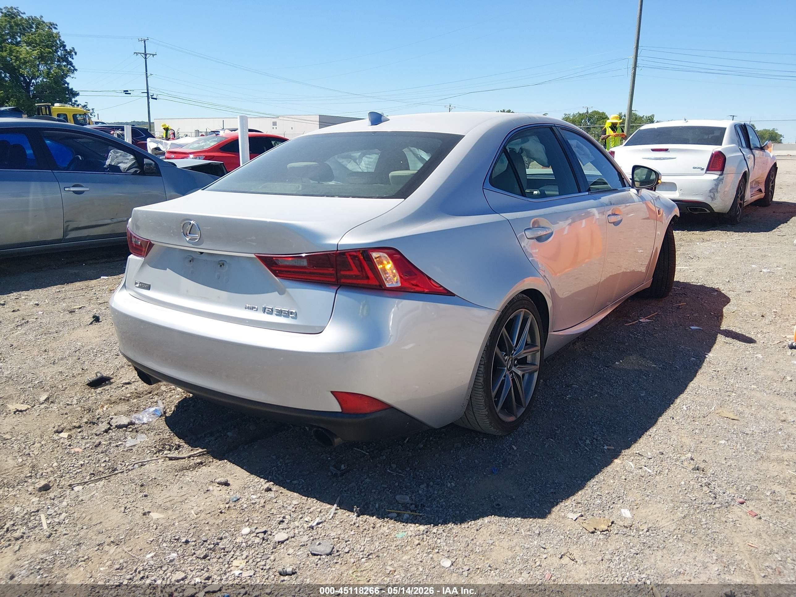 2015 Lexus Is 350 Серебряный vin: JTHCE1D20F5005614