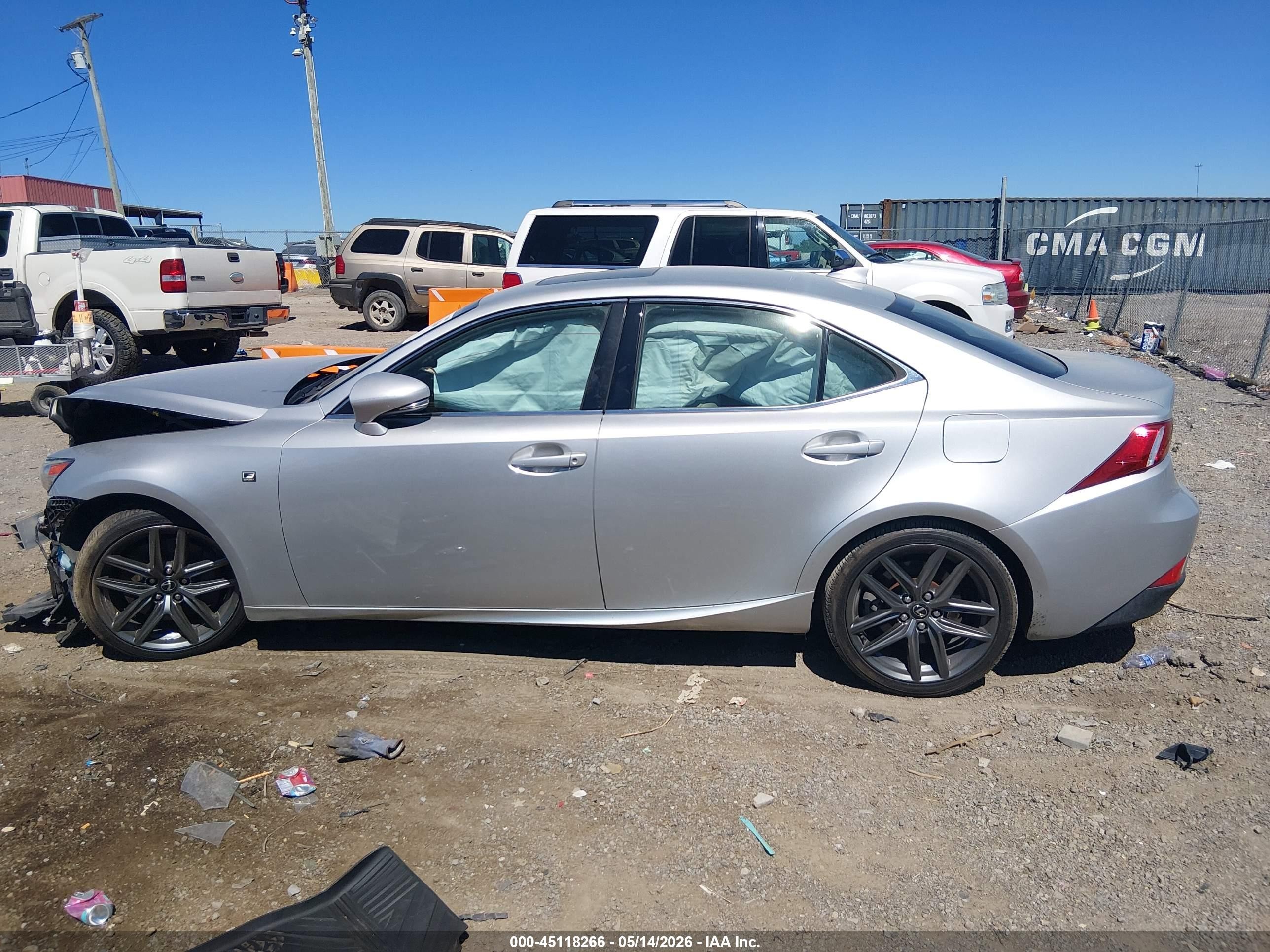2015 Lexus Is 350 Серебряный vin: JTHCE1D20F5005614