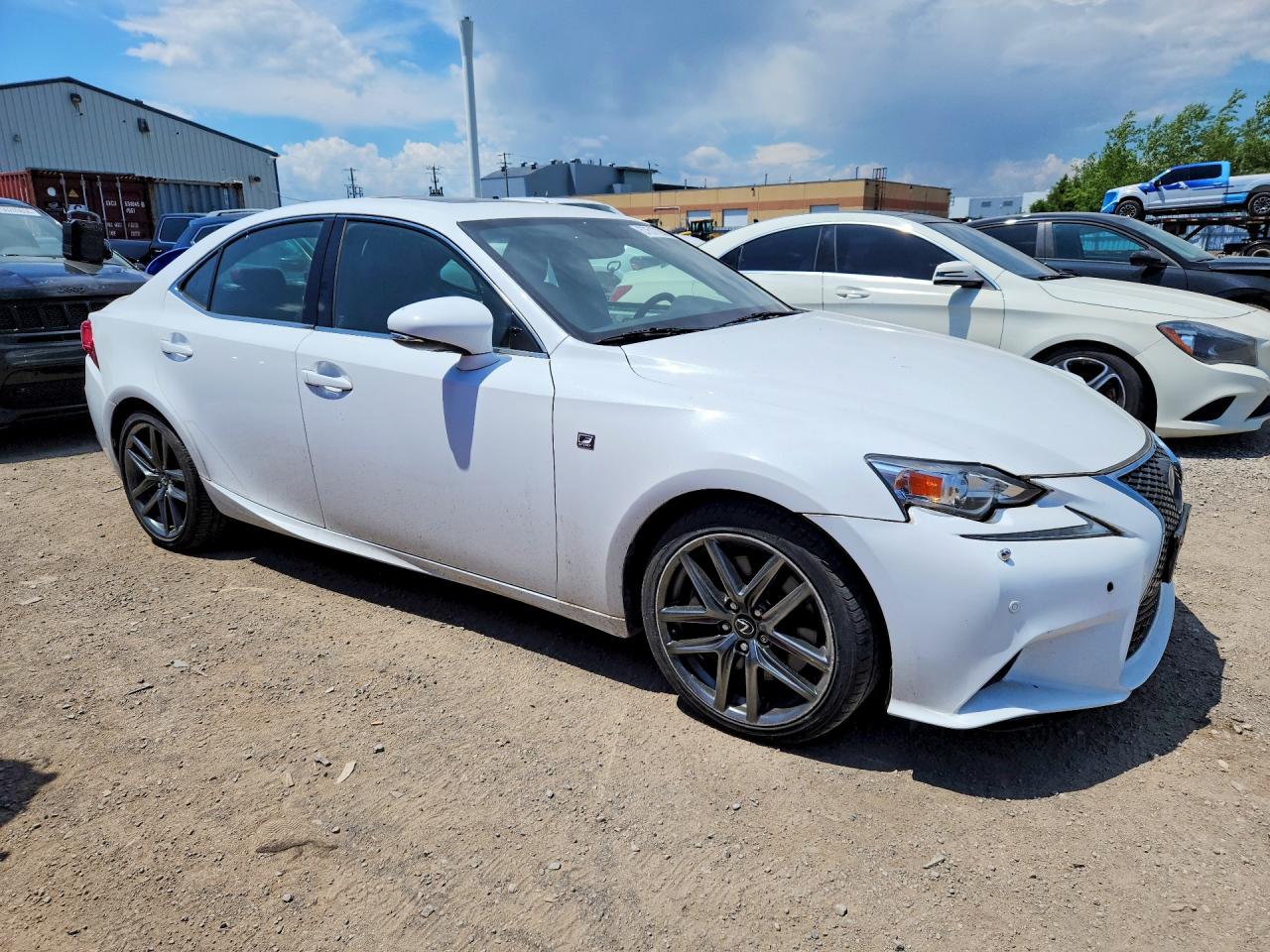 2014 Lexus Is 350 White vin: JTHCE1D22E5002079