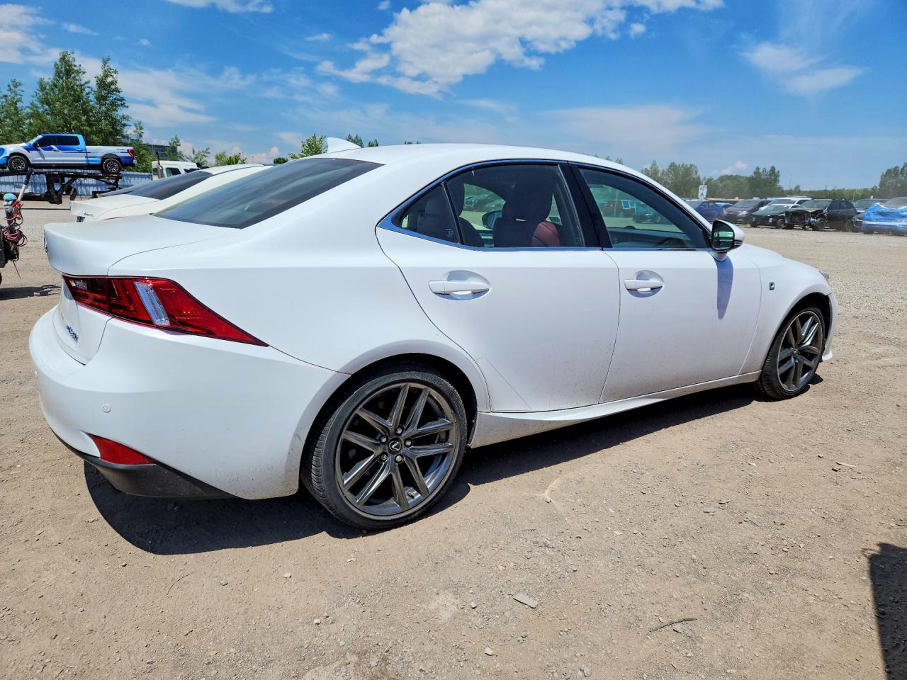 2014 Lexus Is 350 White vin: JTHCE1D22E5002079