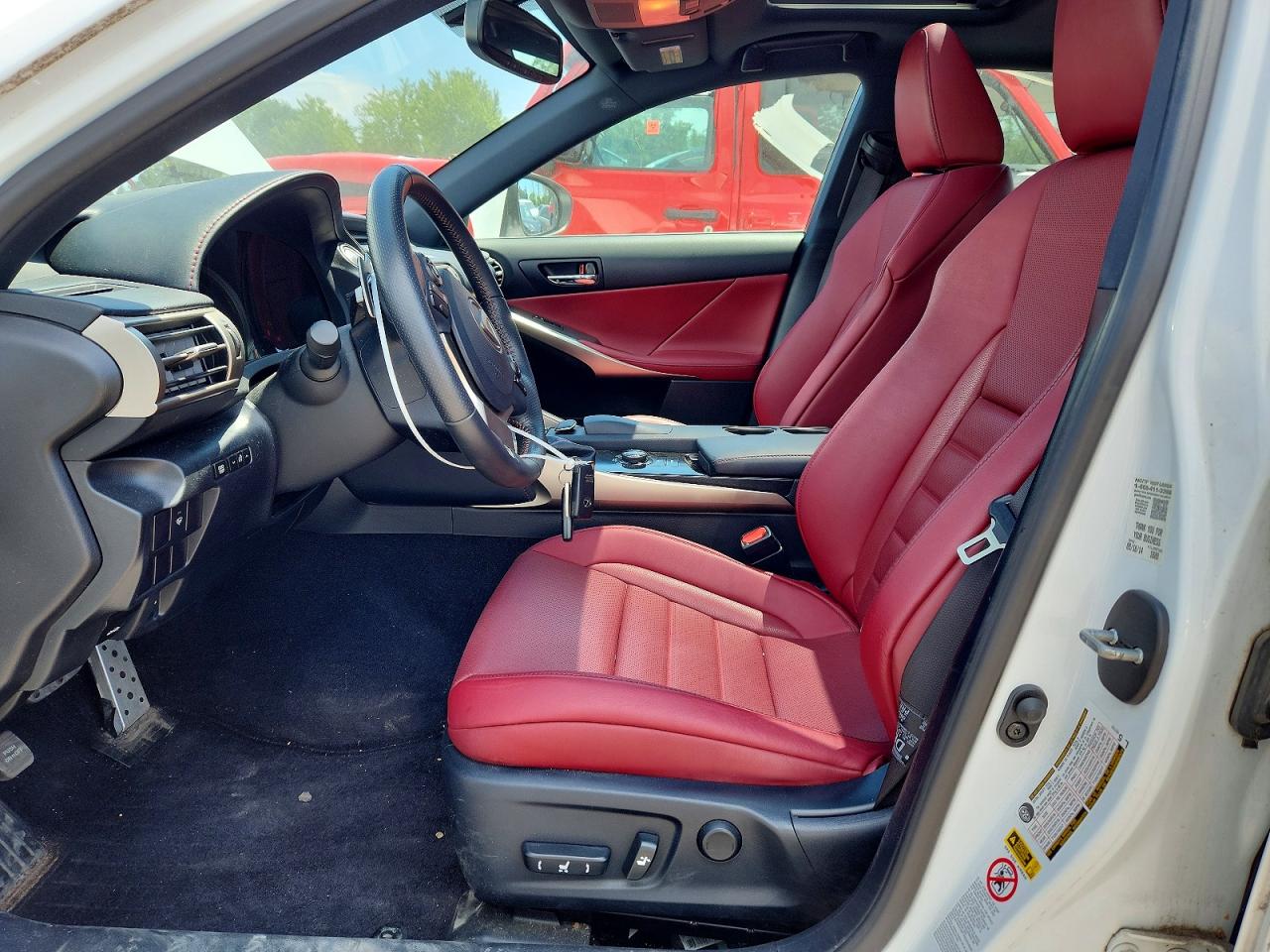 2014 Lexus Is 350 White vin: JTHCE1D22E5002079